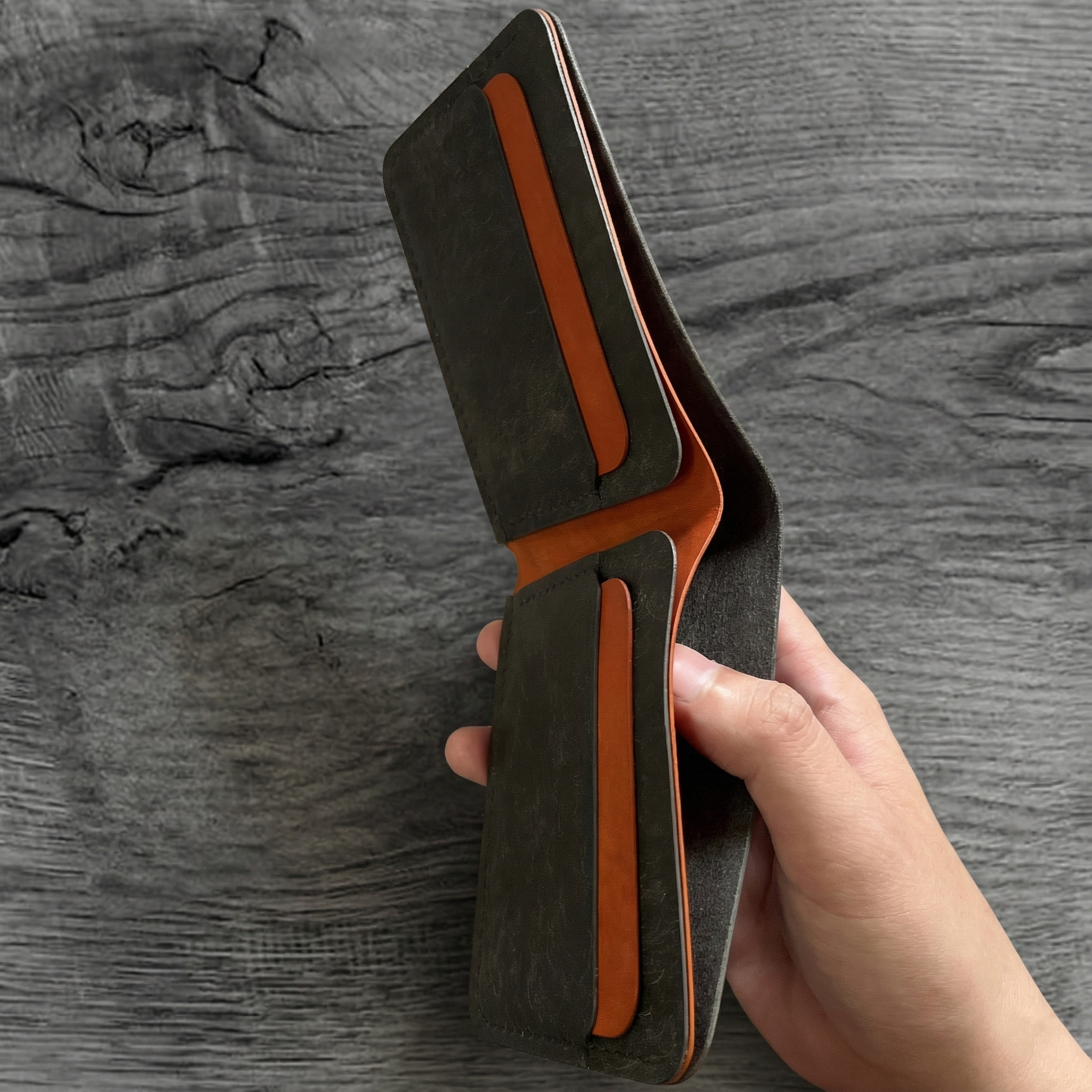 Minimalist Pueblo Leather Bifold Wallet