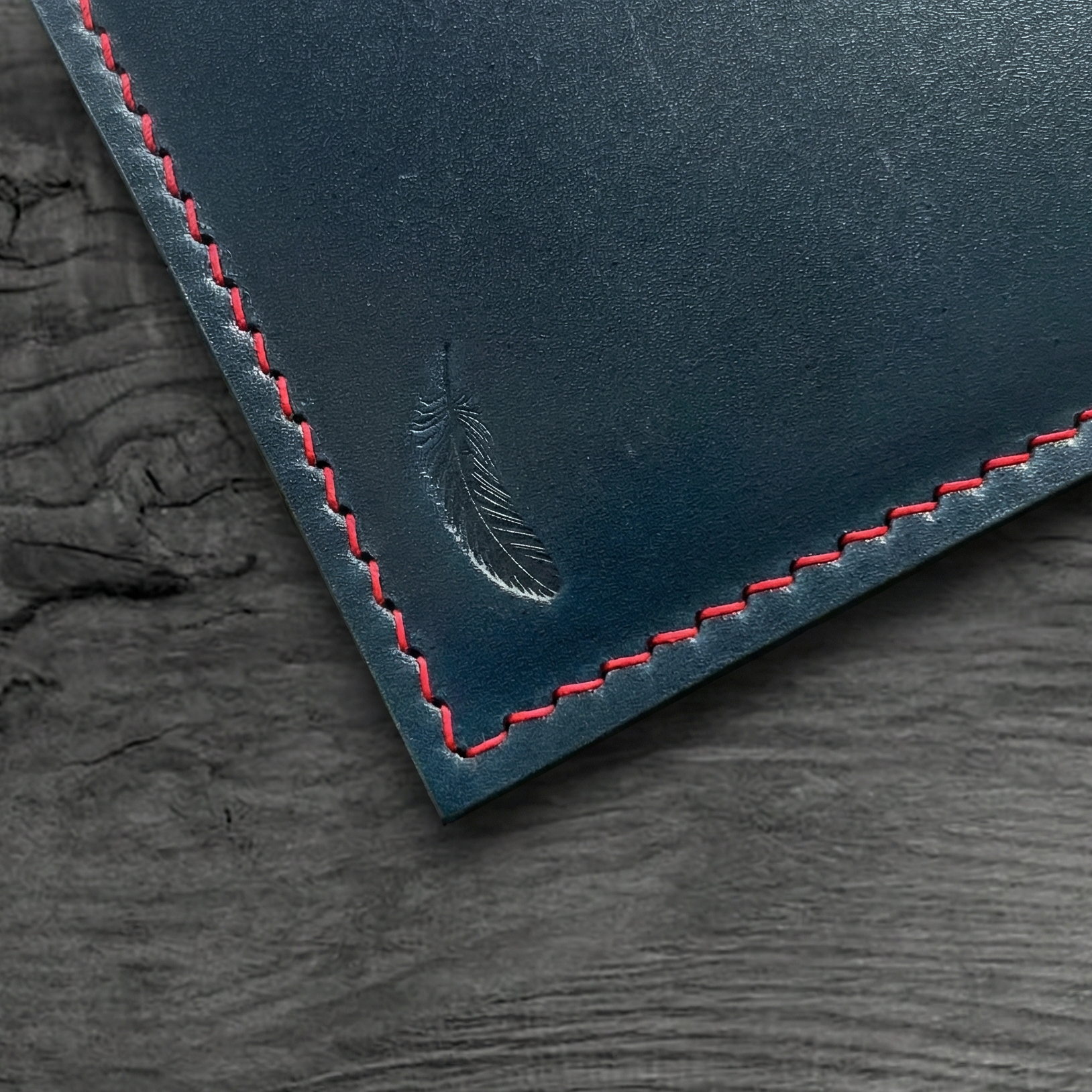 Pueblo Leather Minimal Snap Flap Wallet Ver 2