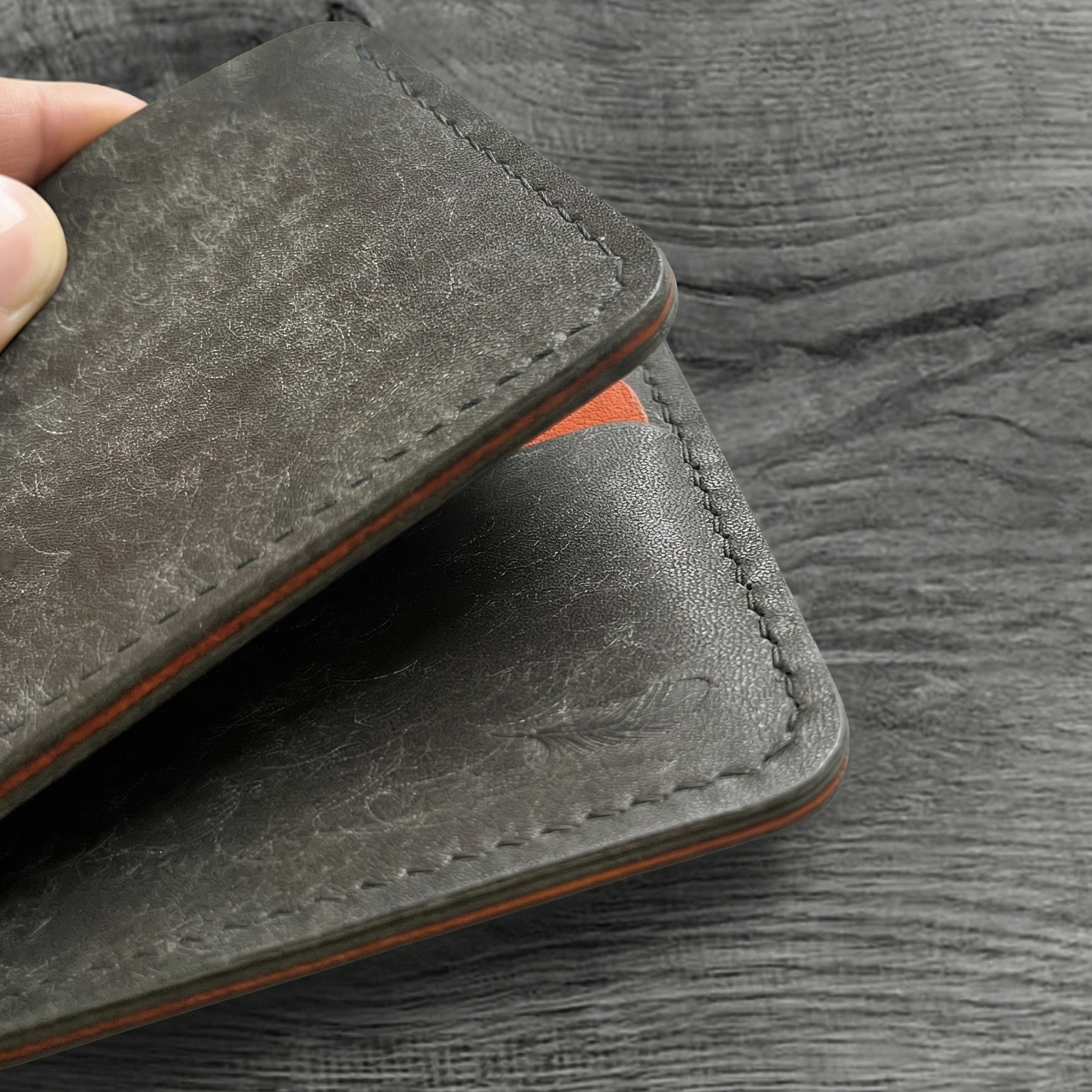 Minimalist Pueblo Leather Bifold Wallet
