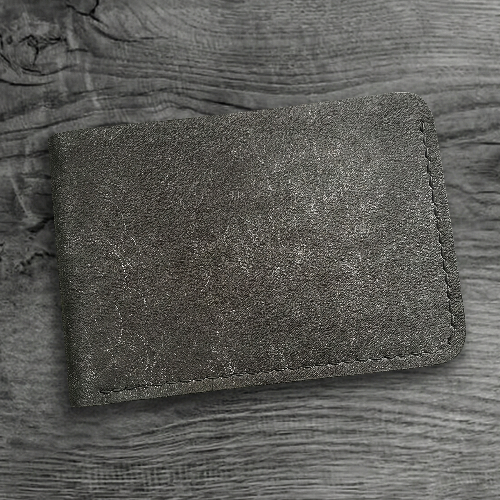 Minimalist Pueblo Leather Bifold Wallet