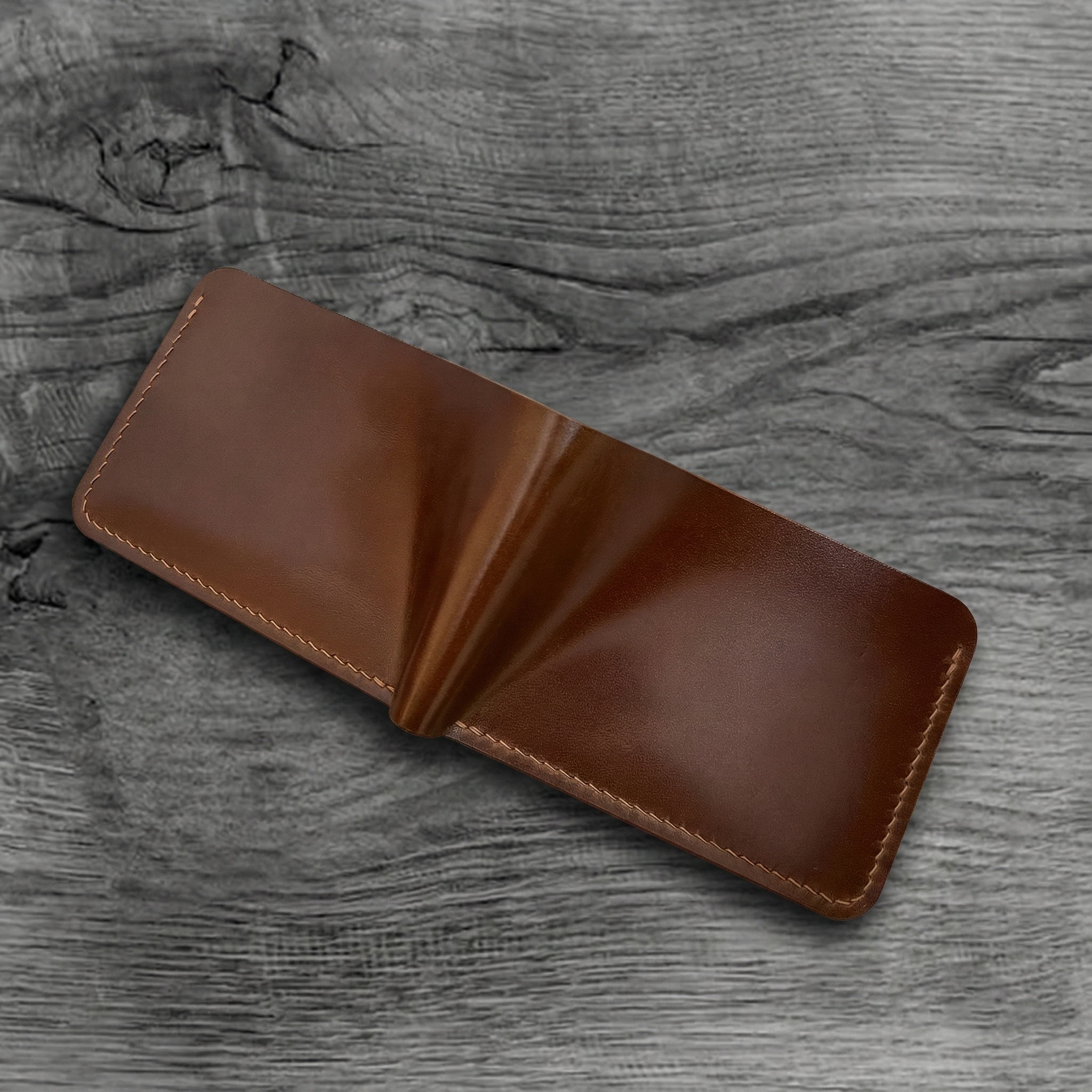 Atelish Semi Shell Cordovan - Buttero Minimalist Leather Bifold Wallet