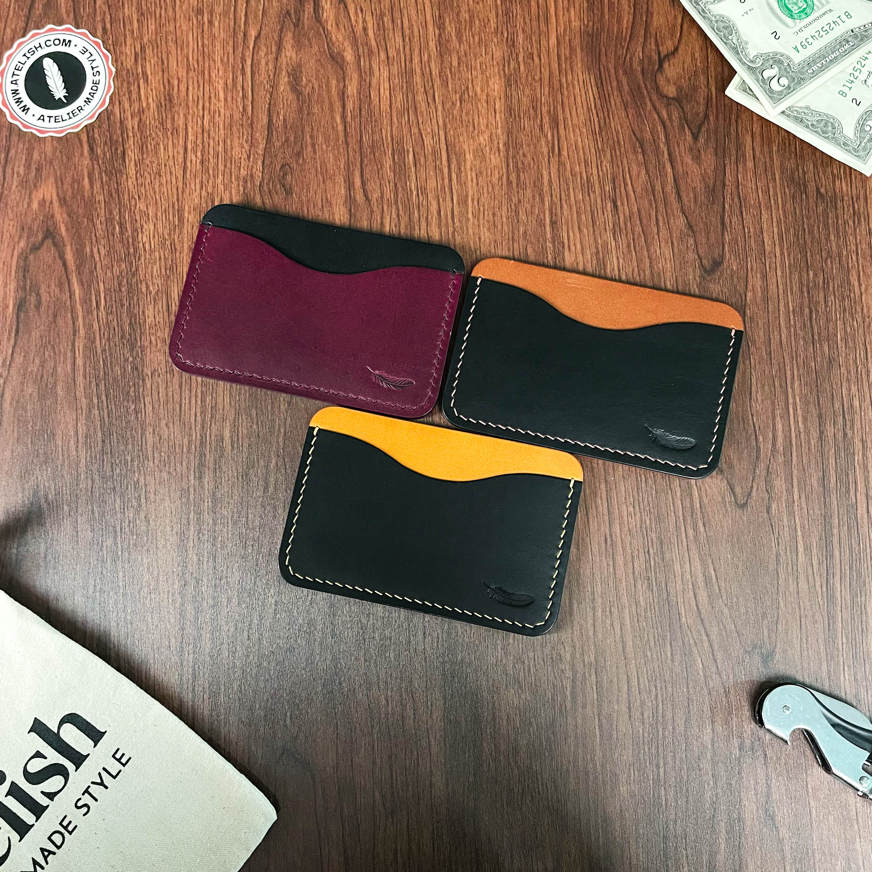 Atelish Buttero Leather Card Holder Ver 1