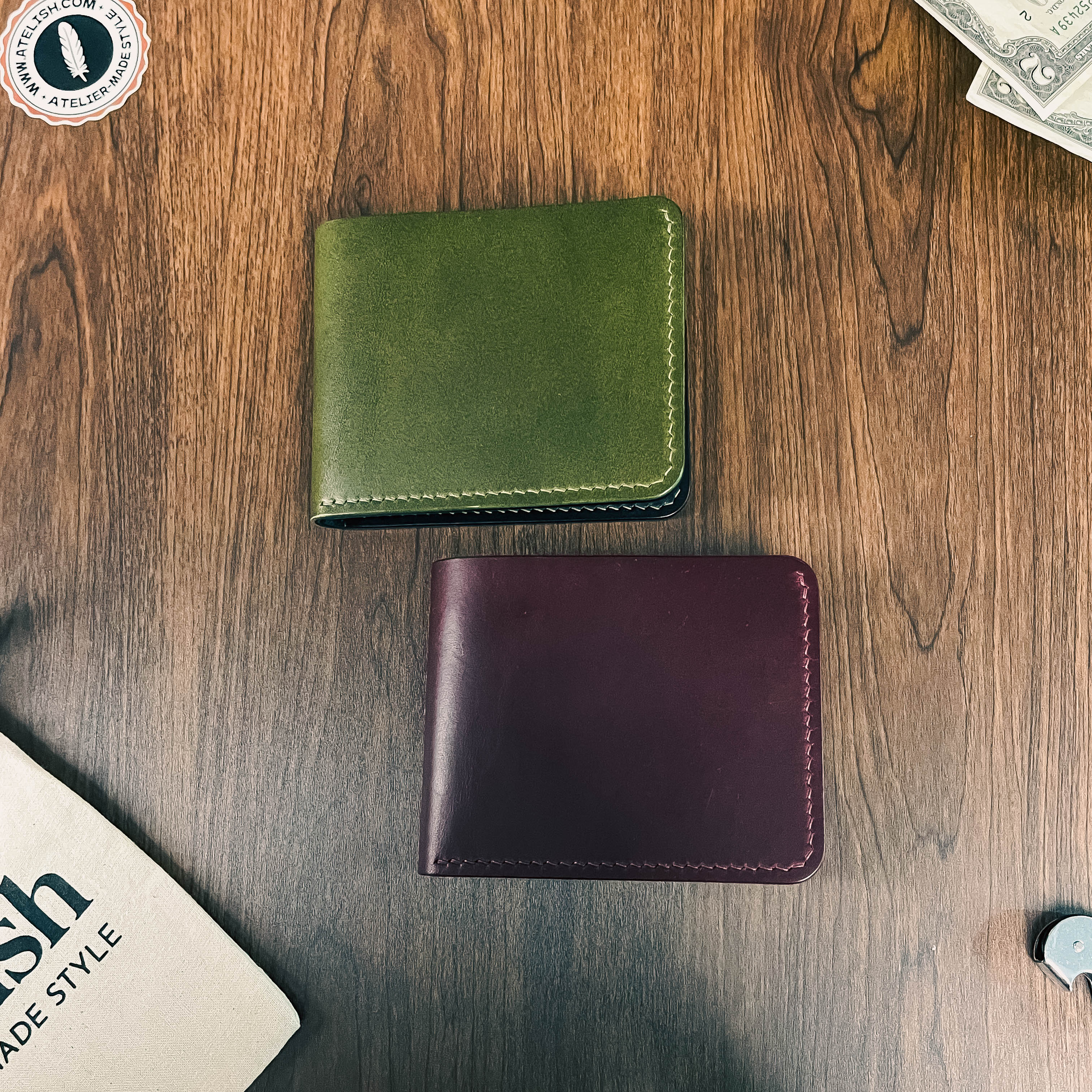 Atelish Classic Buttero Bifold Wallet