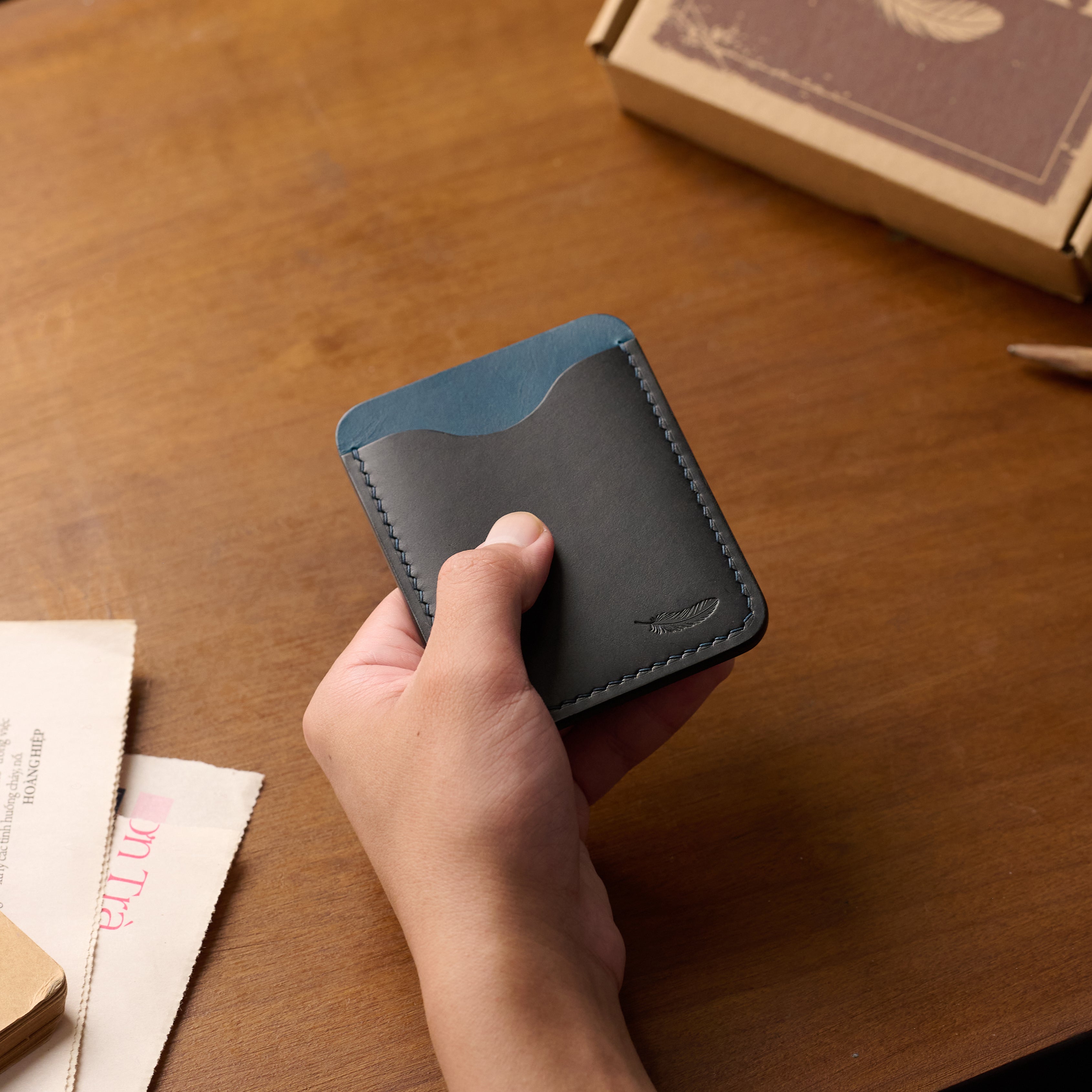 Atelish Buttero Leather Card Holder Ver 3