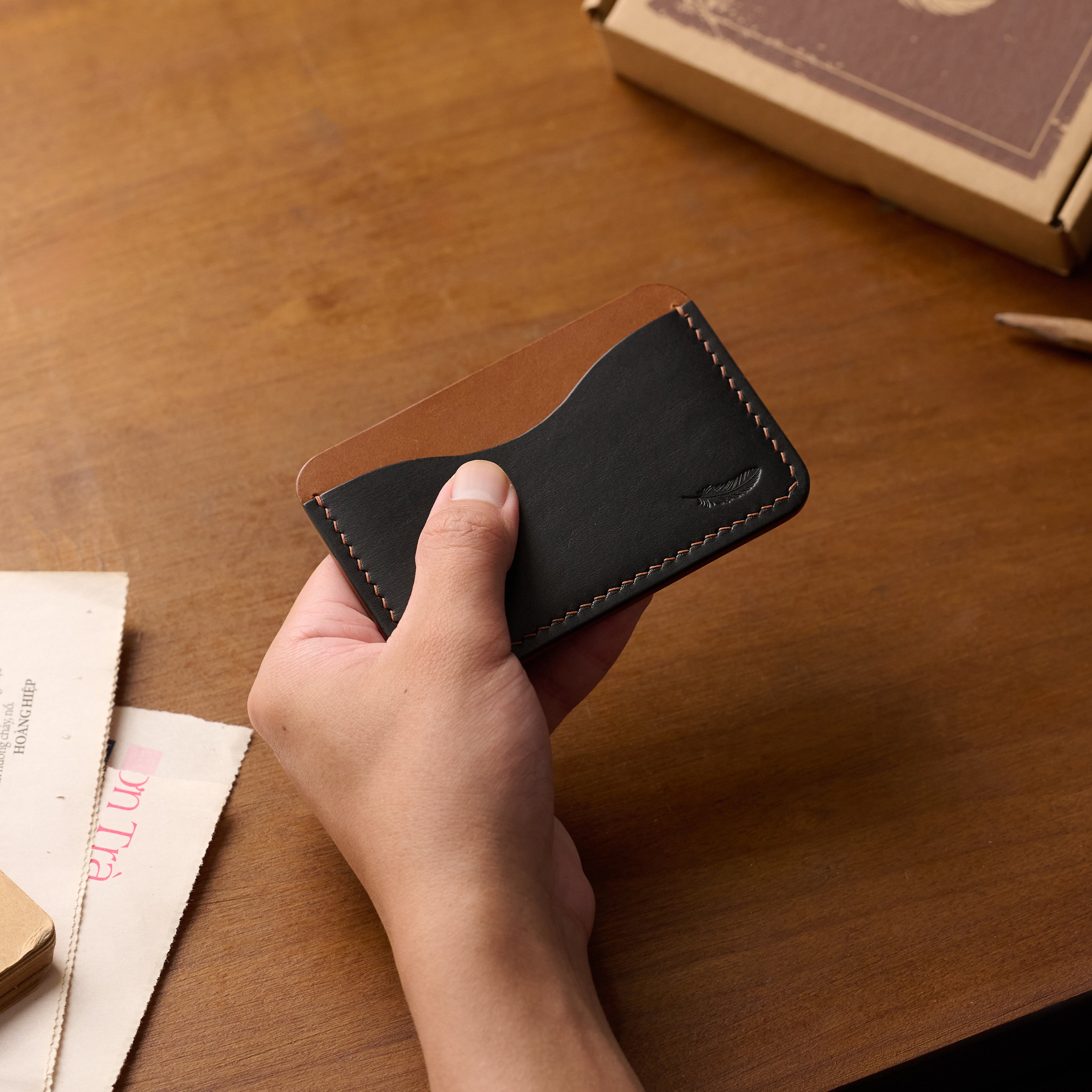 Atelish Buttero Leather Card Holder Ver 1