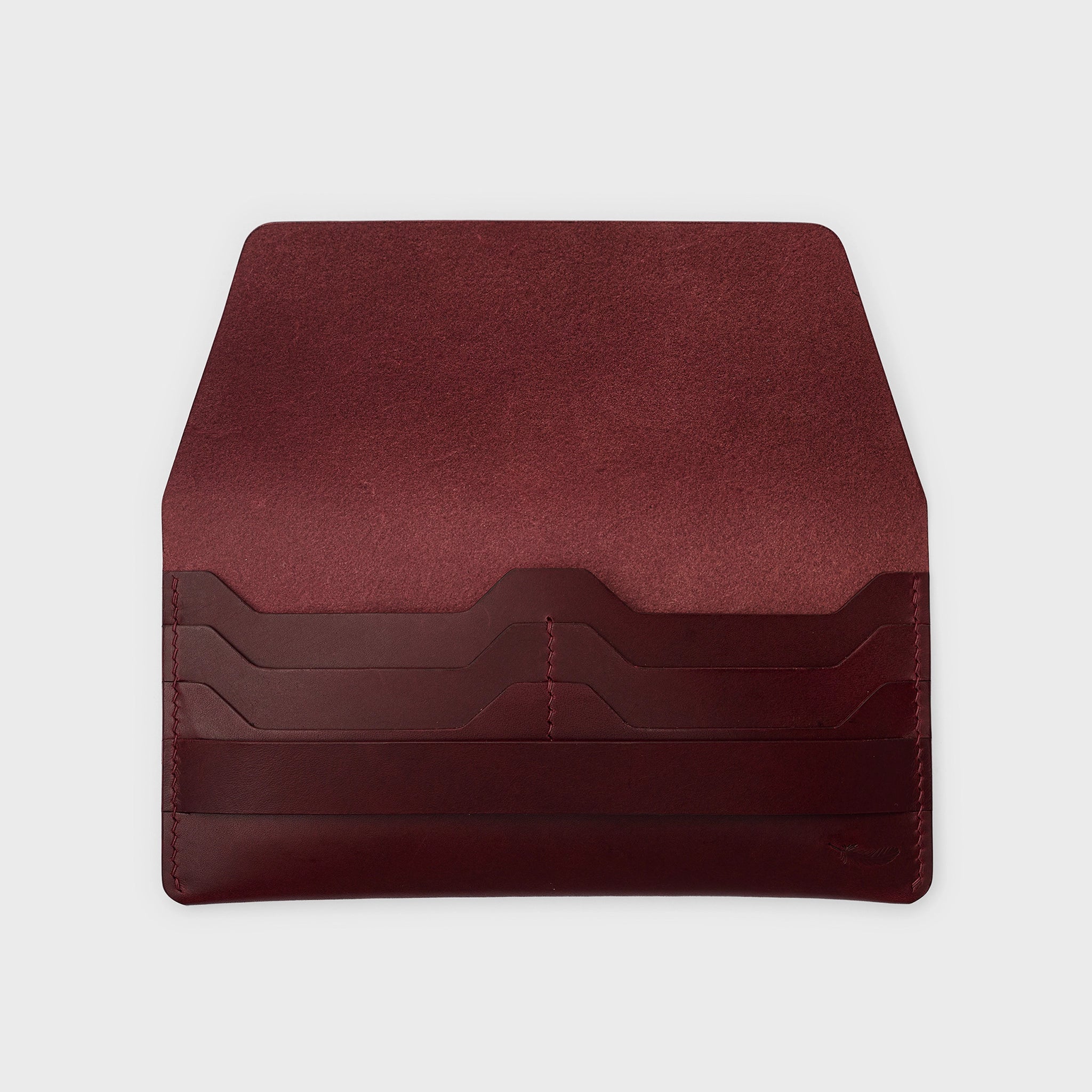 Minimalist Buttero Leather Long Wallet Ver 1