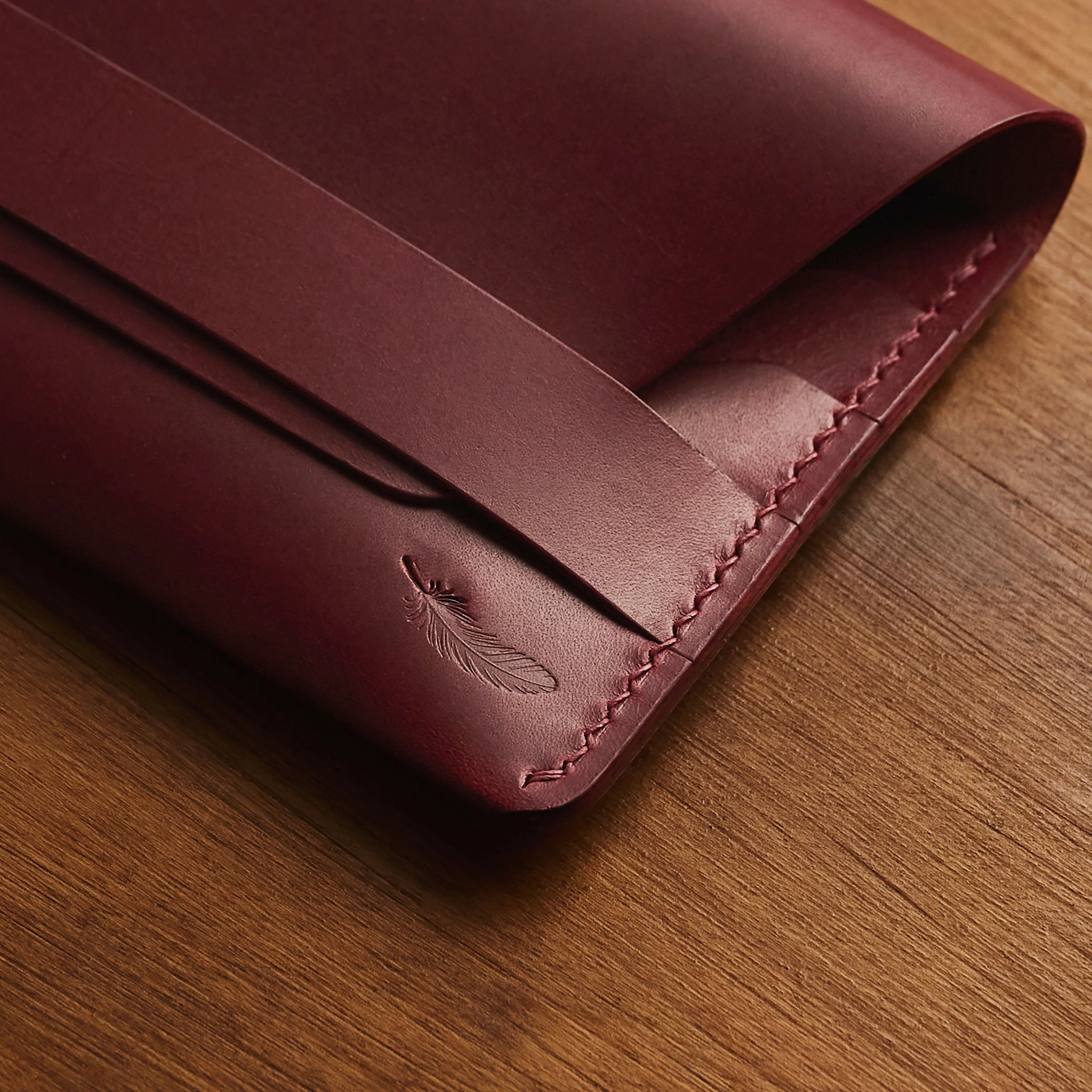 Minimalist Buttero Leather Long Wallet Ver 1