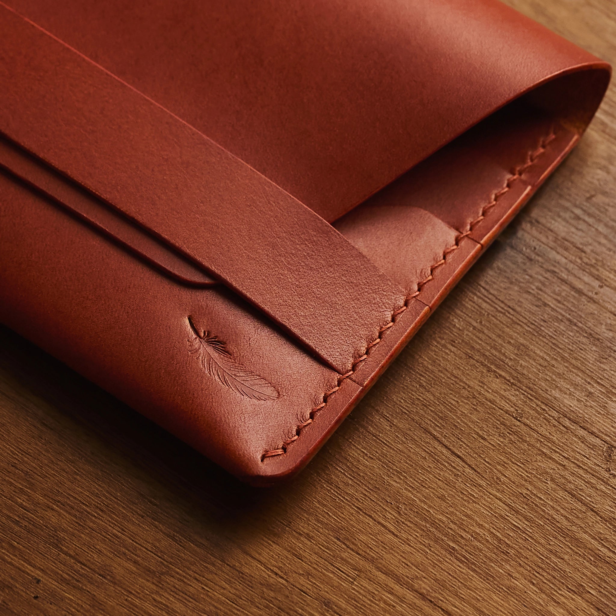 Minimalist Buttero Leather Long Wallet Ver 1