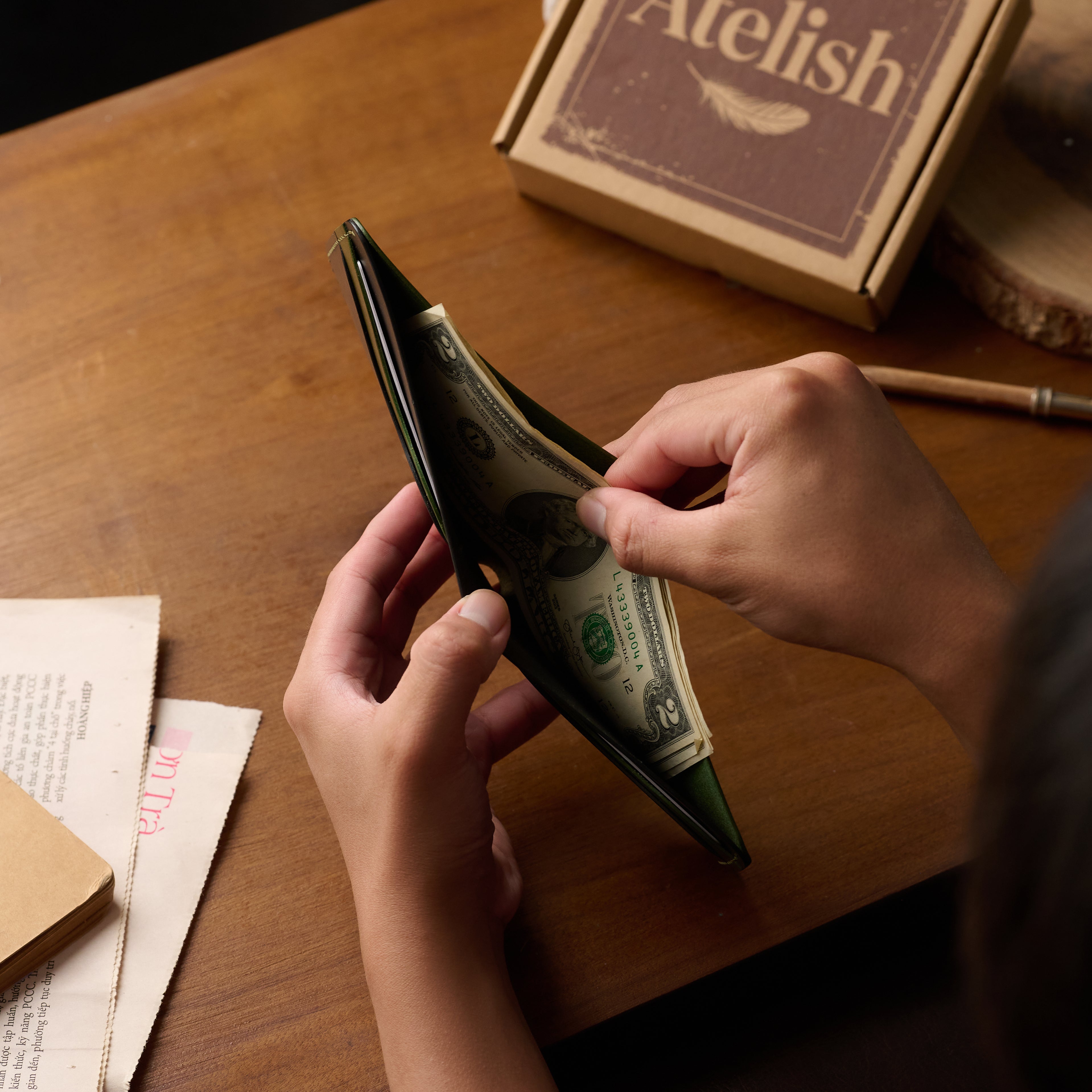 Atelish Classic Buttero Bifold Wallet