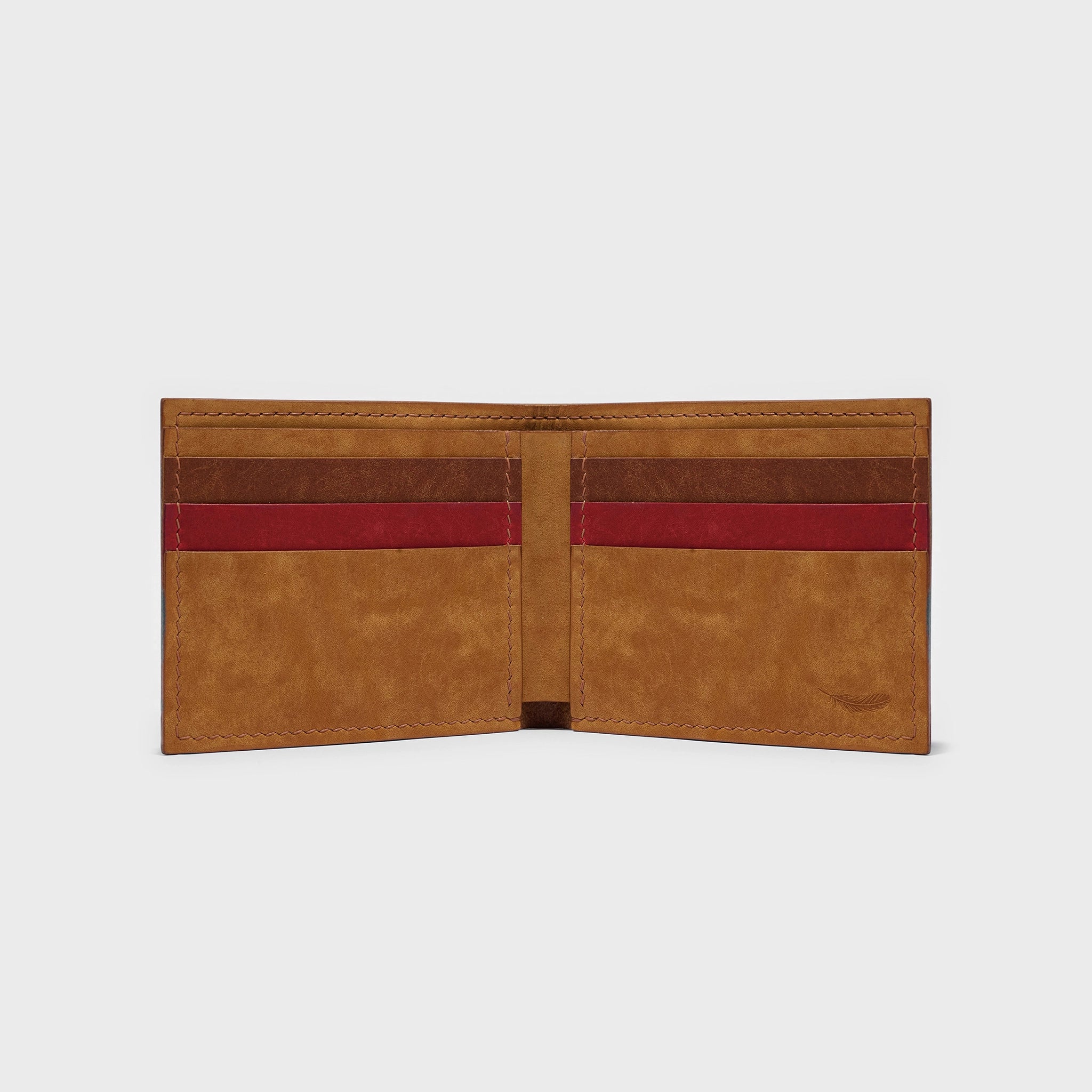 Classic Pueblo Leather Bifold Wallet