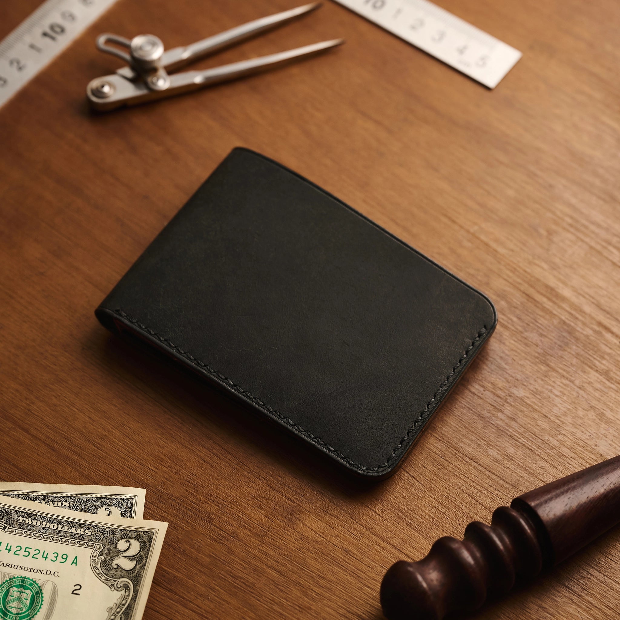 Minimalist Pueblo Leather Bifold Wallet Ver 2
