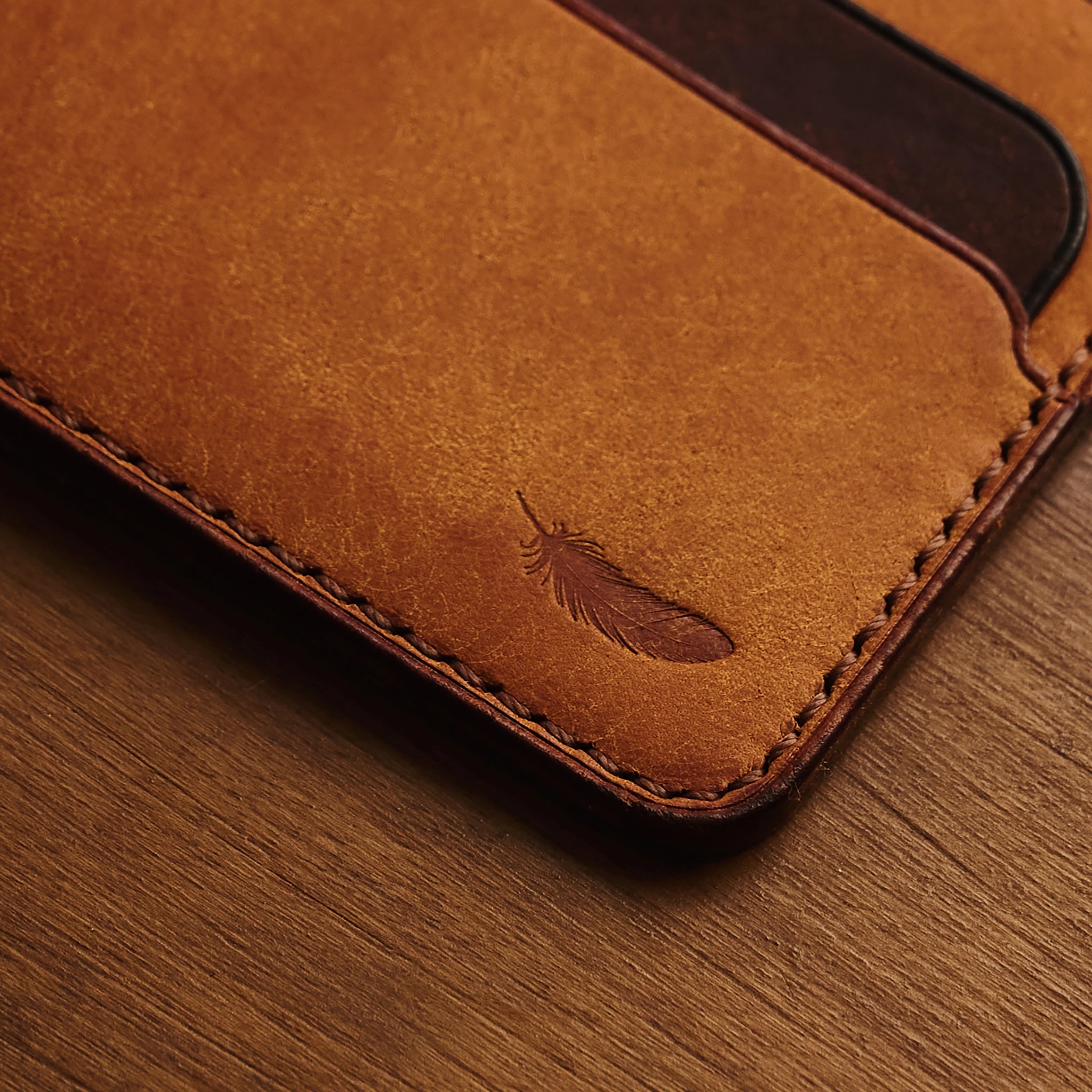 Minimalist Pueblo Leather Bifold Wallet Ver 2