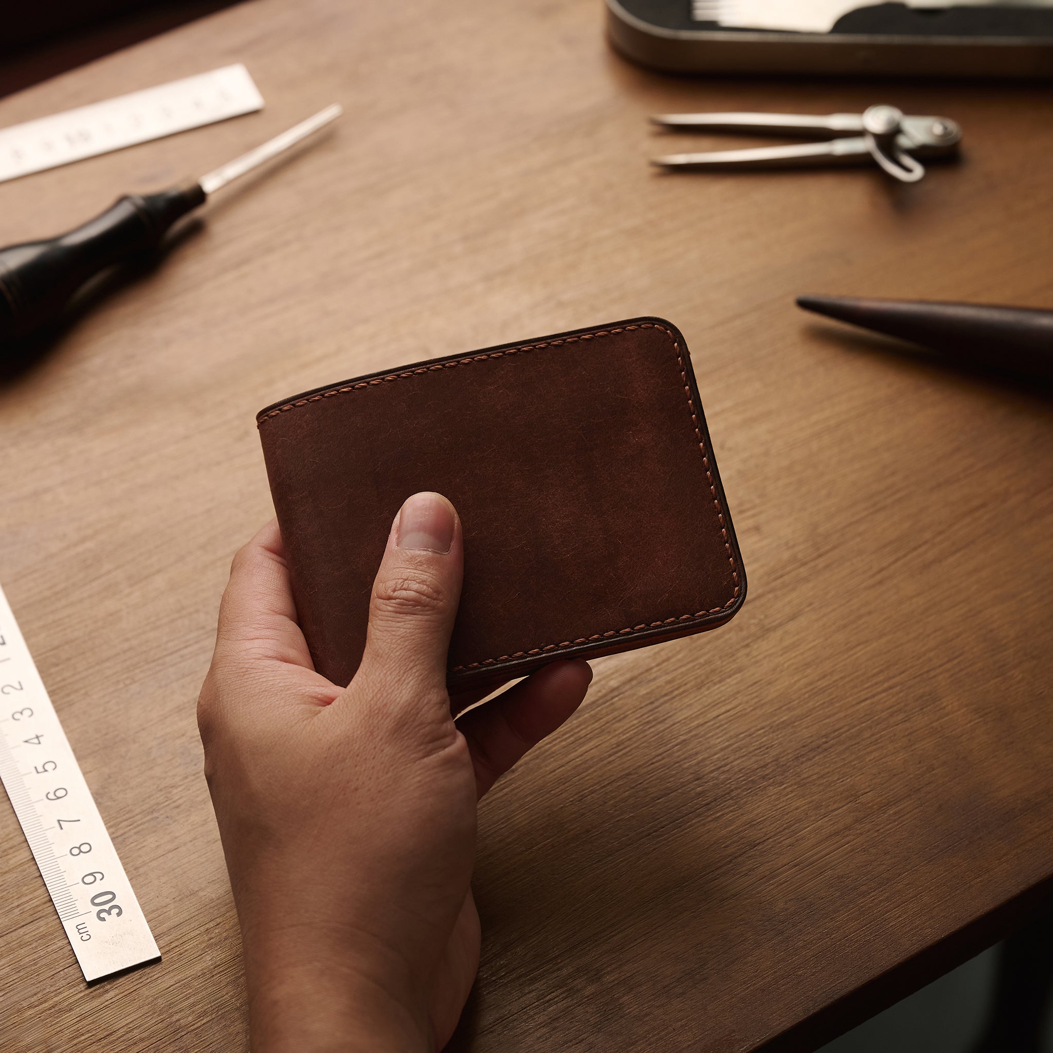 Pueblo Leather Bifold Wallet Ver 2