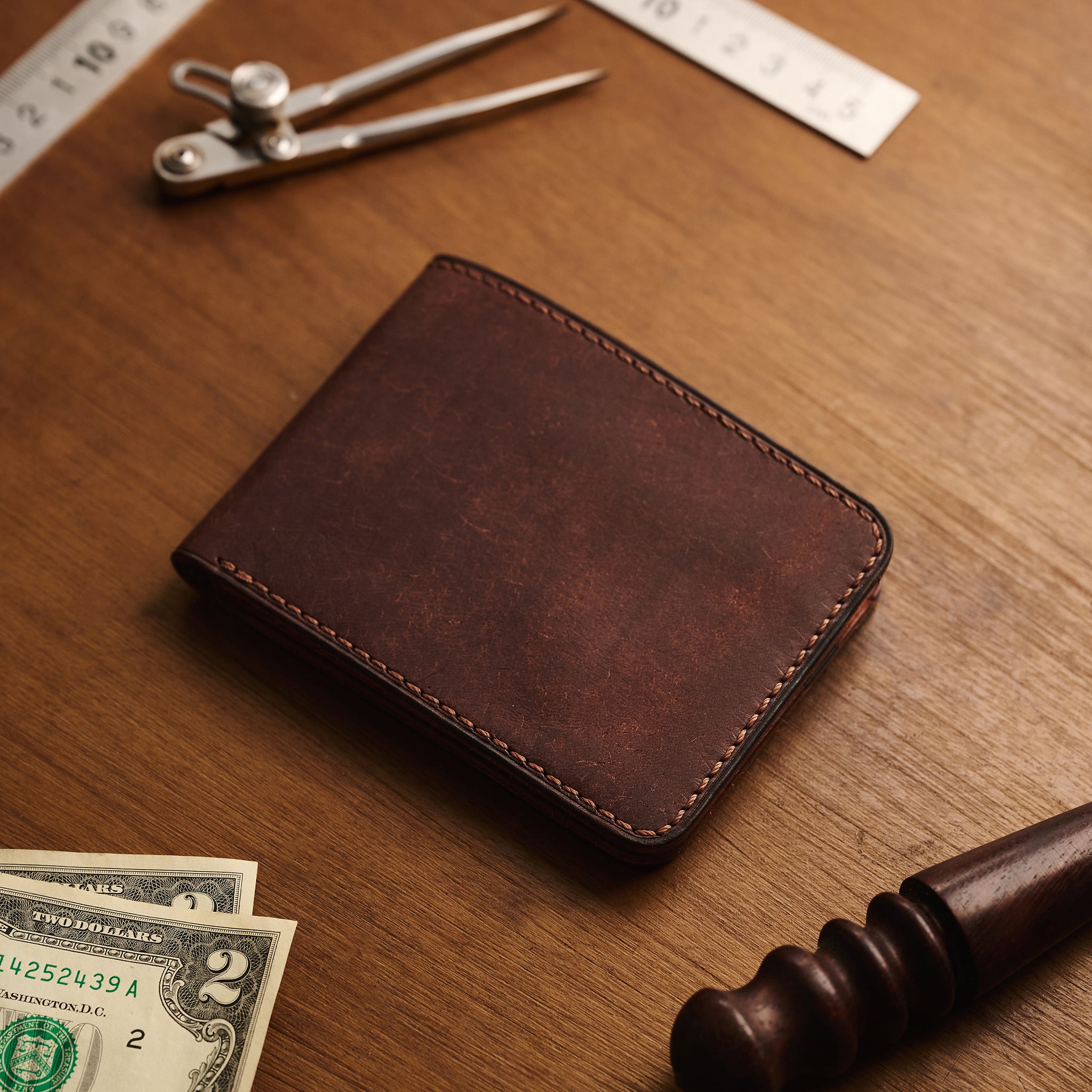 Pueblo Leather Bifold Wallet Ver 2