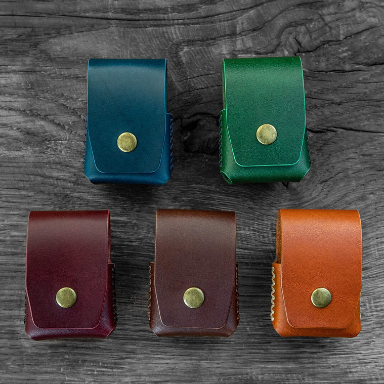 Buttero Leather Zippo Belt Pouch