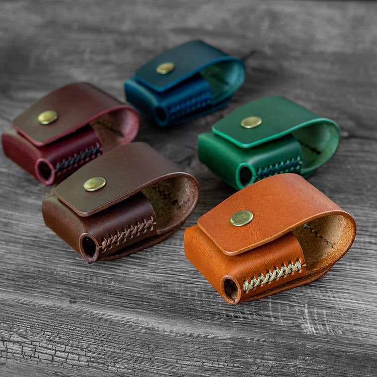 Buttero Leather Zippo Belt Pouch