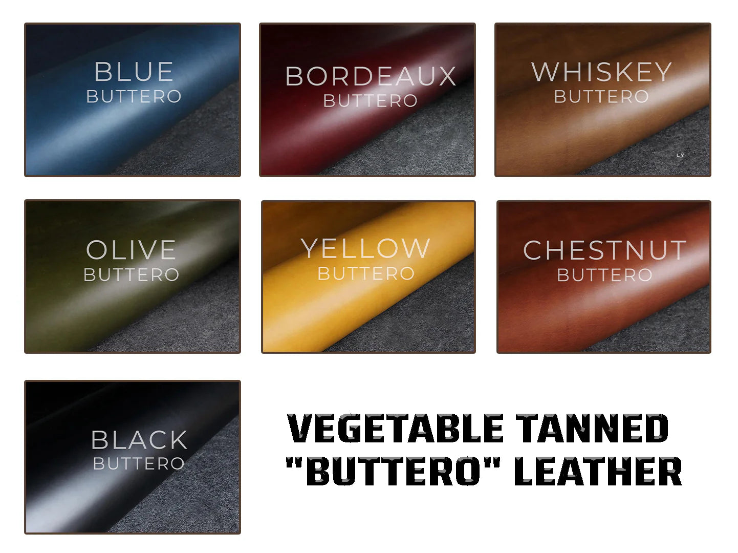 Vertical Buttero Leather Slim Bifold Wallet