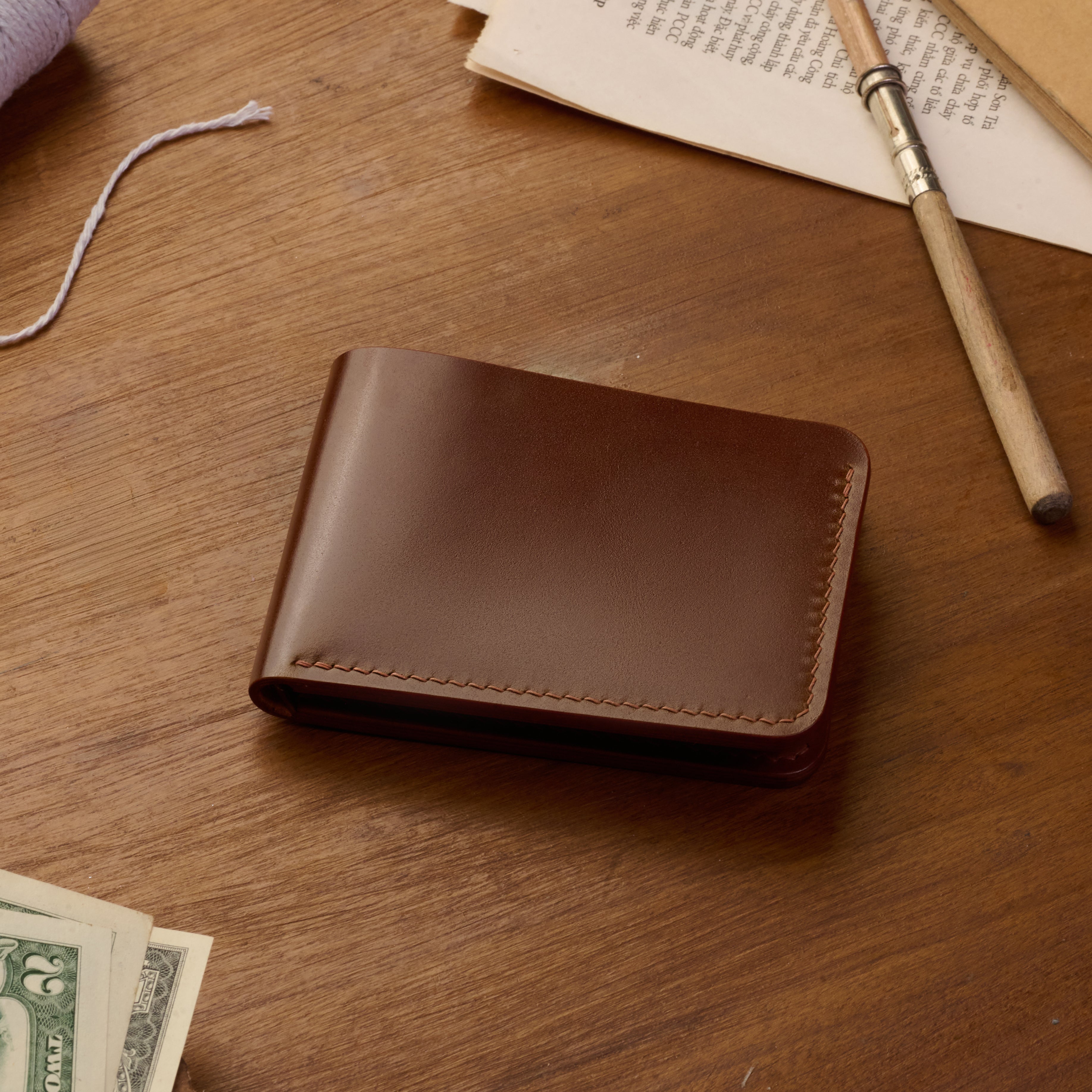 Shell Cordovan Wallet