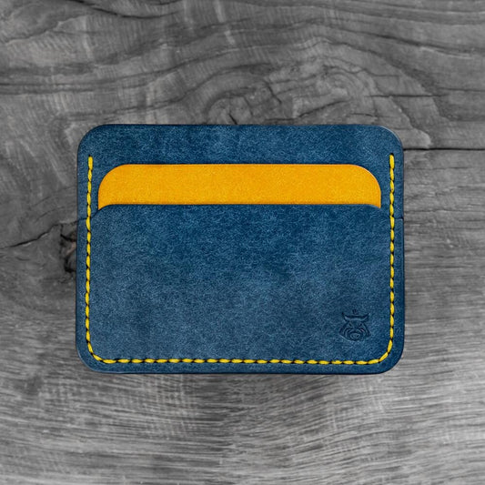 Vegetable Tanned Leather Card Holder – Classic Slim Wallet