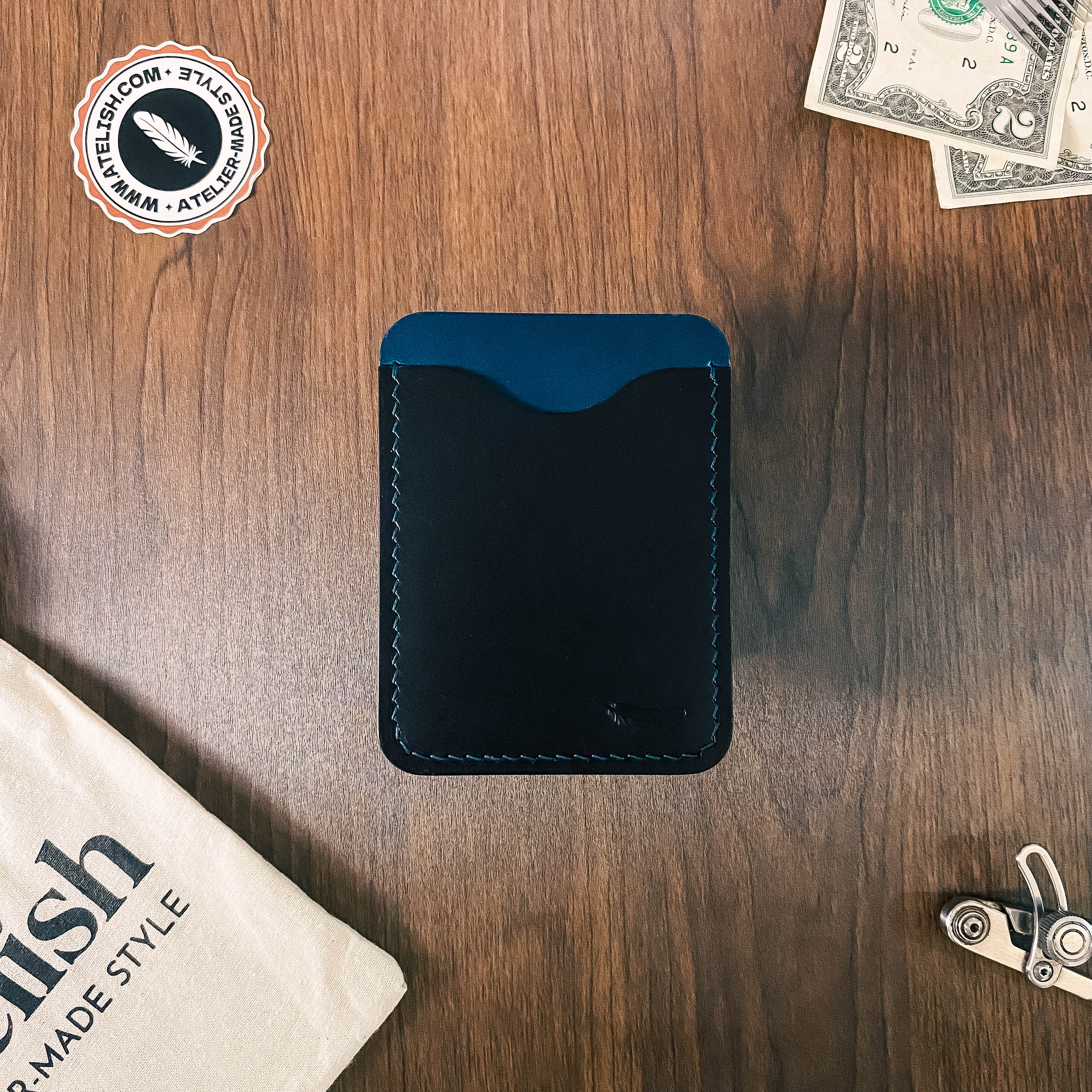 Atelish Buttero Leather Card Holder Ver 3