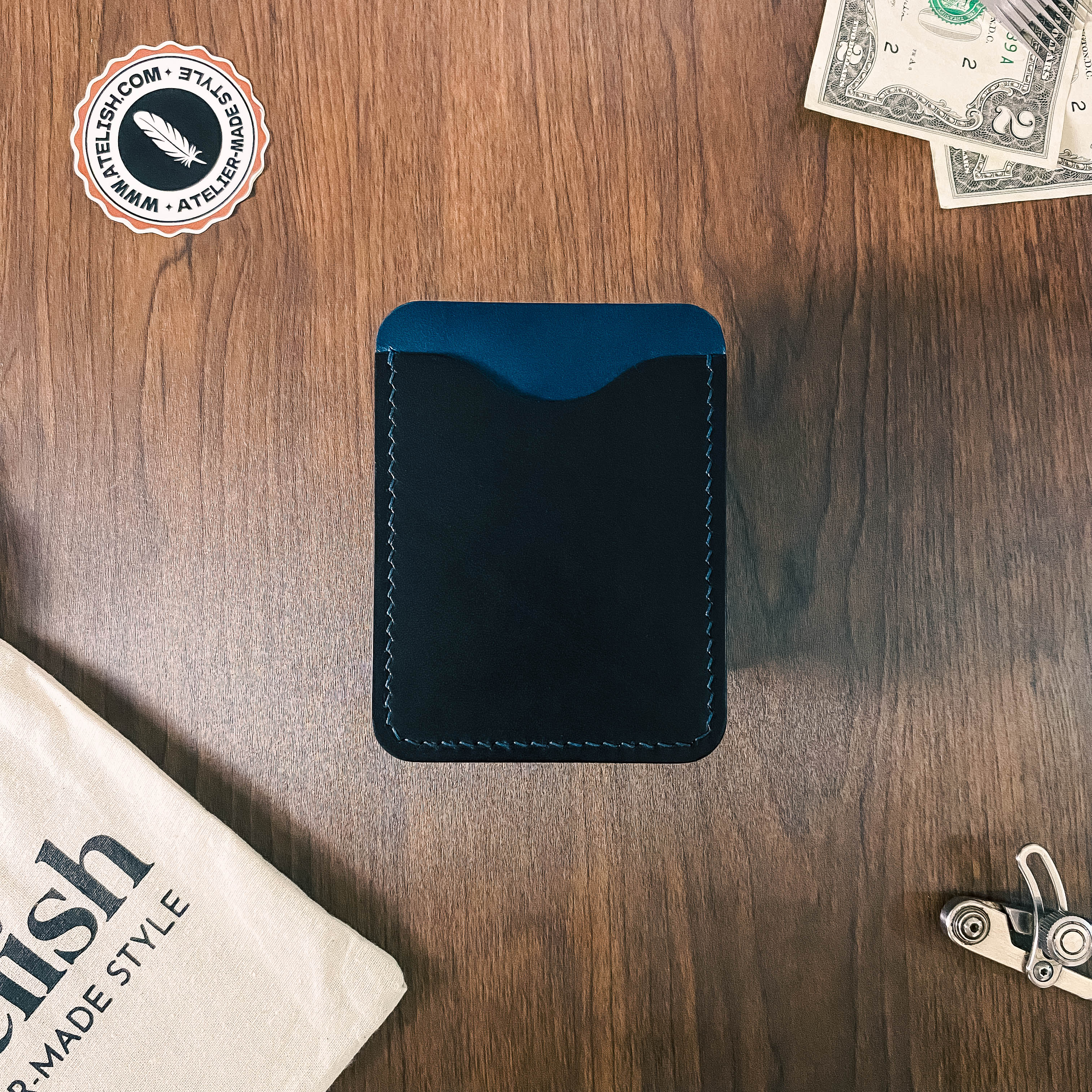 Atelish Buttero Leather Card Holder Ver 3