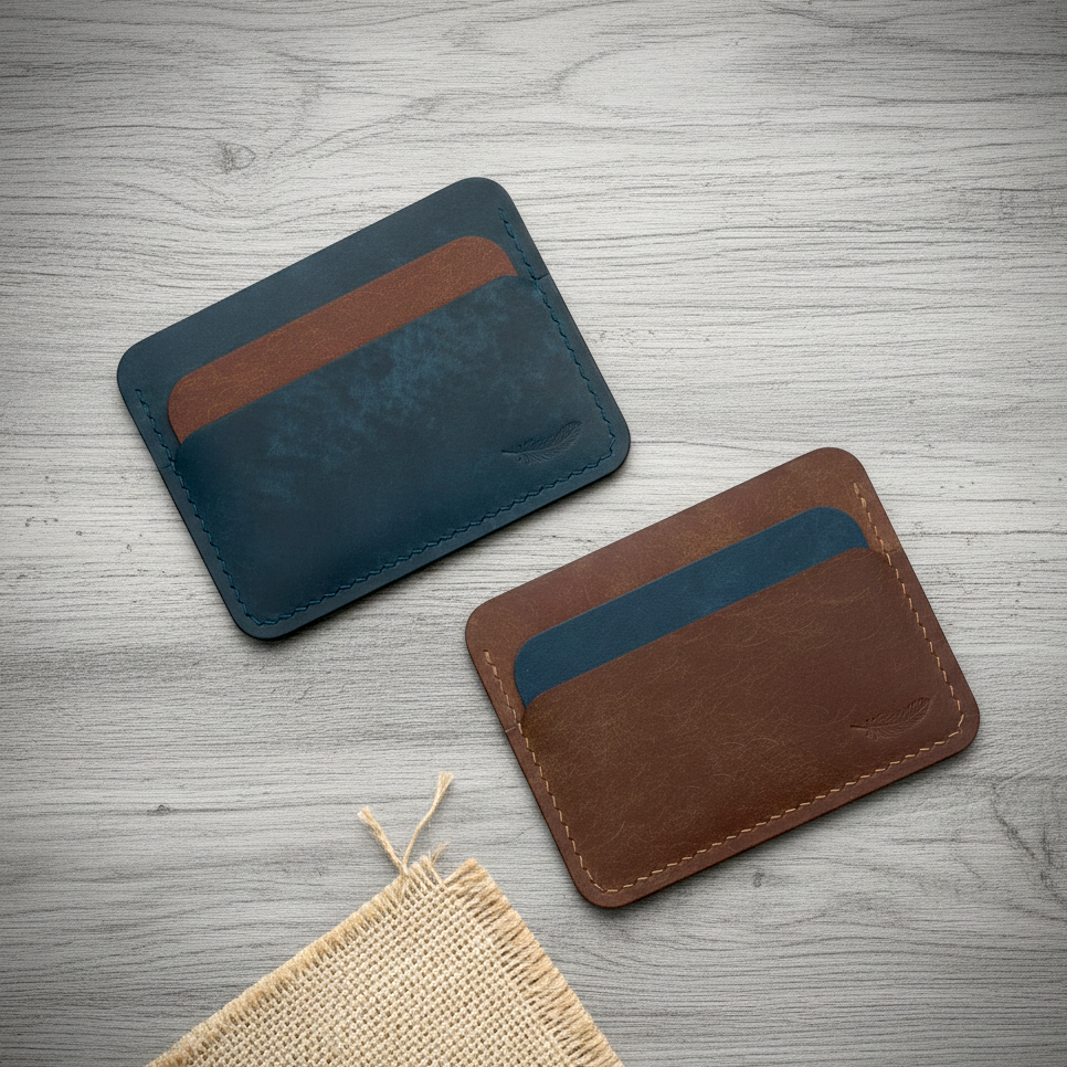Pueblo Leather Card Holder Duo Ver 4 – Couple Edition