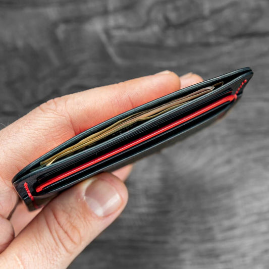 Vegetable Tanned Leather Card Holder – Classic Slim Wallet