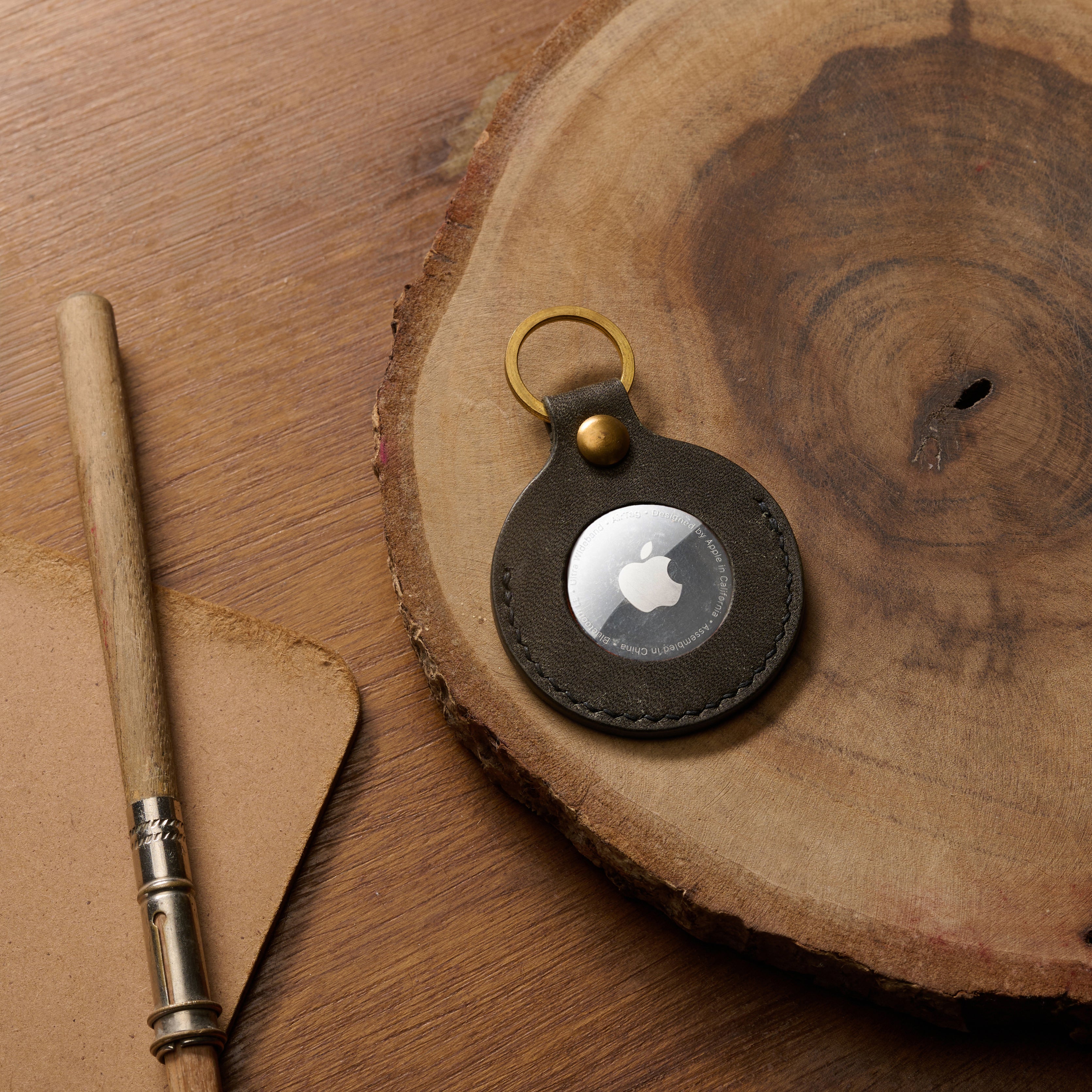 AirTag Keychain Pueblo Leather