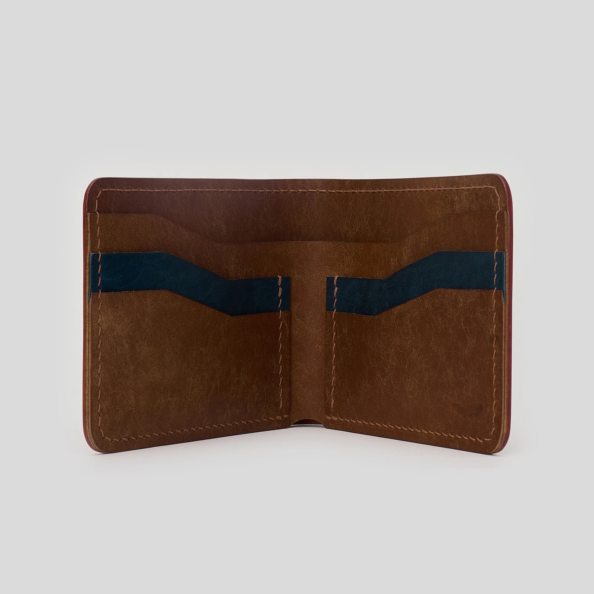 Semi Shell Cordovan – Pueblo Leather Bifold Wallet