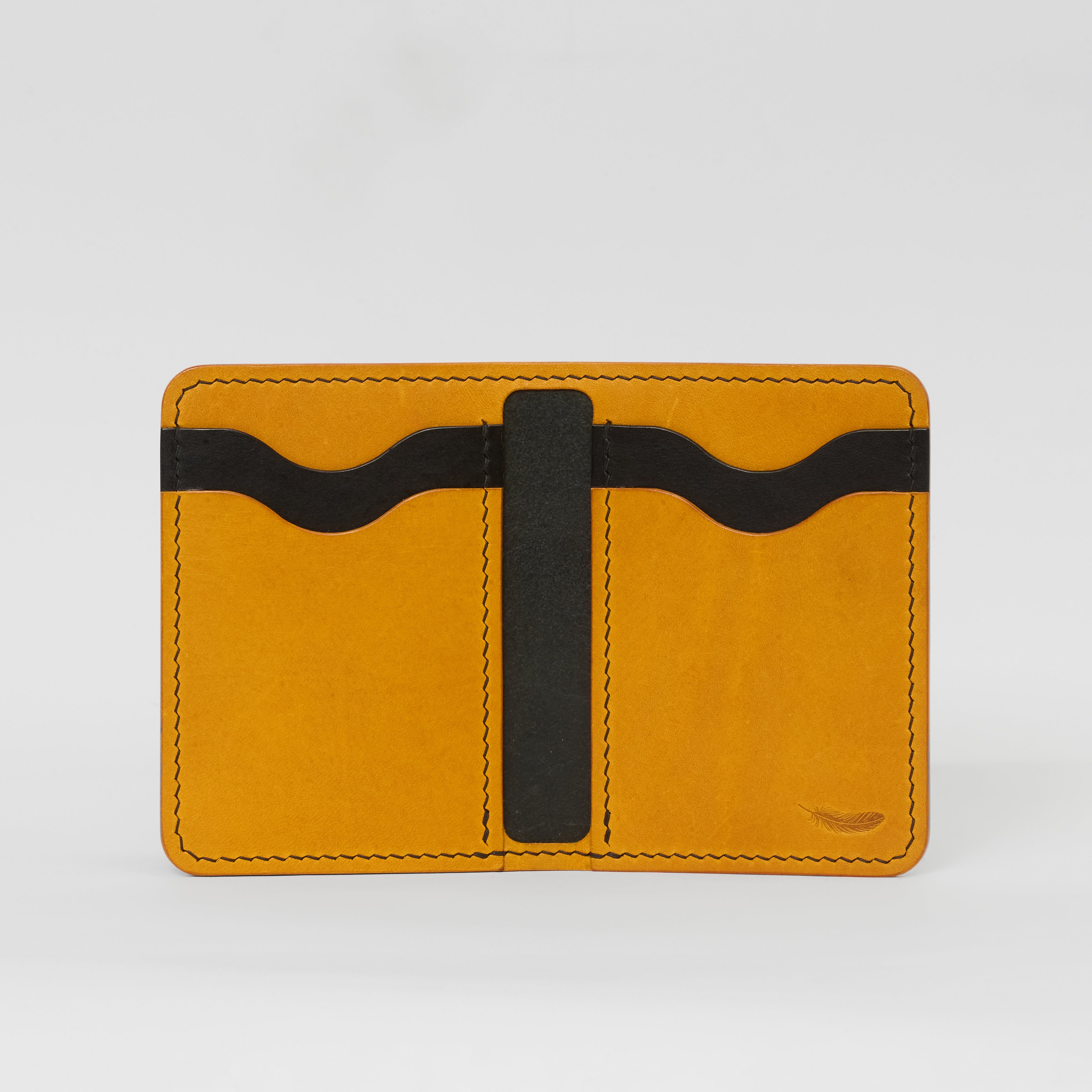 Atelish Buttero Leather Bifold Card Holder