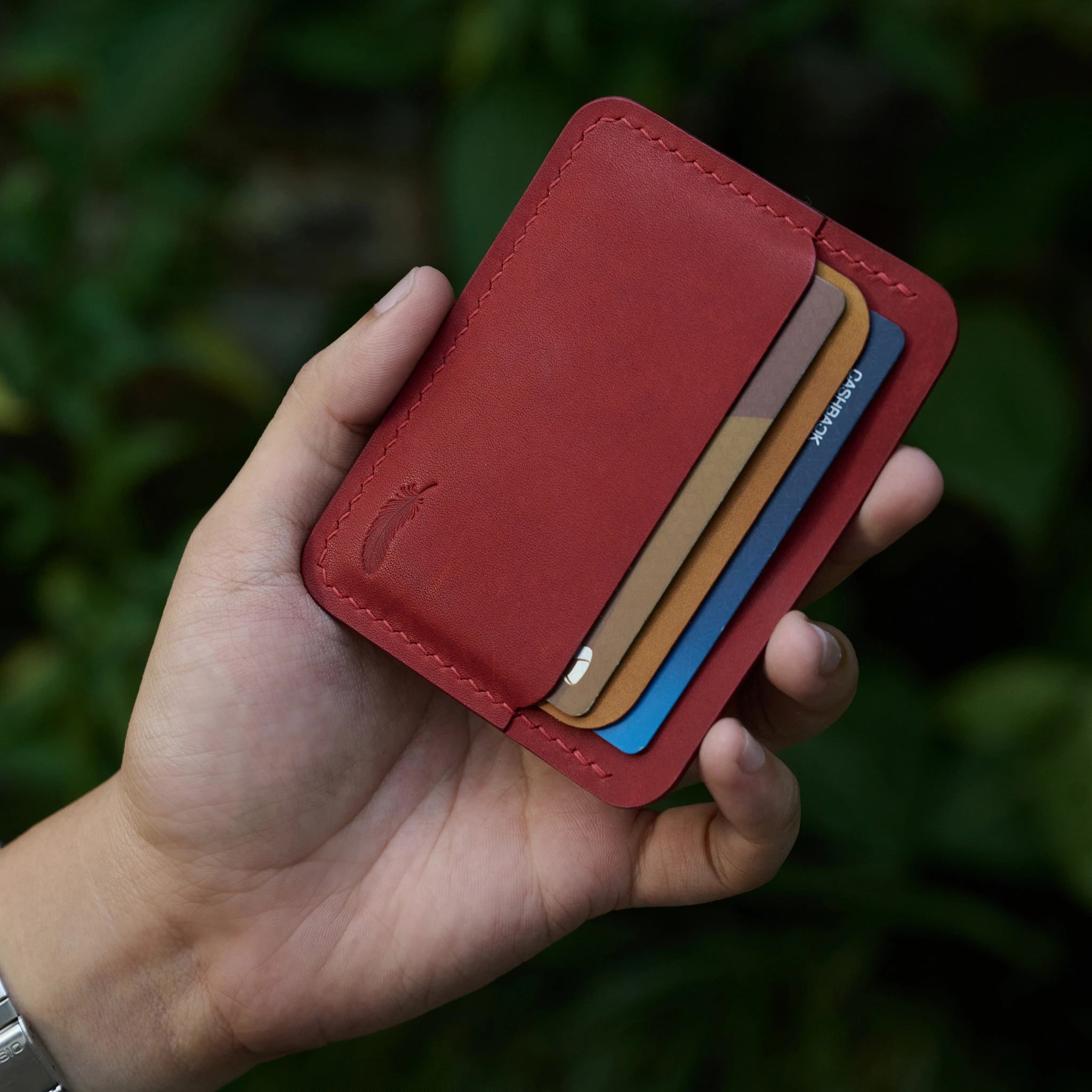Pueblo Leather Card Holder Ver 4