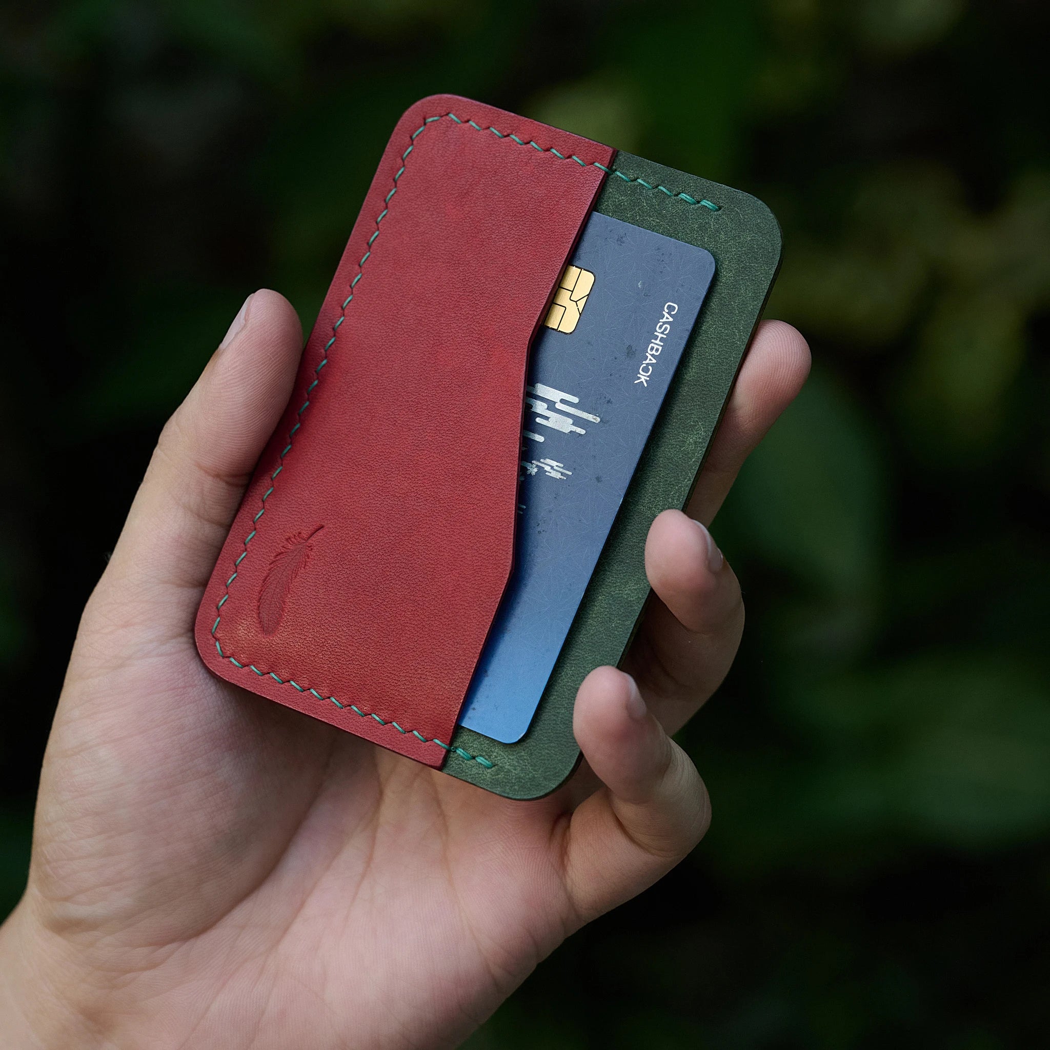 Pueblo Leather Card Holder Ver 1
