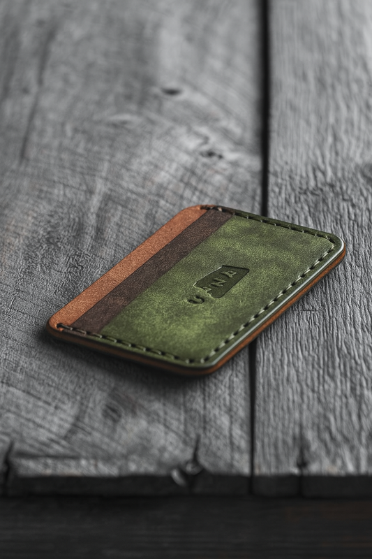 Handmade Minimalist Leather Wallet – Finnish Craft with Full-Grain Italian Leather