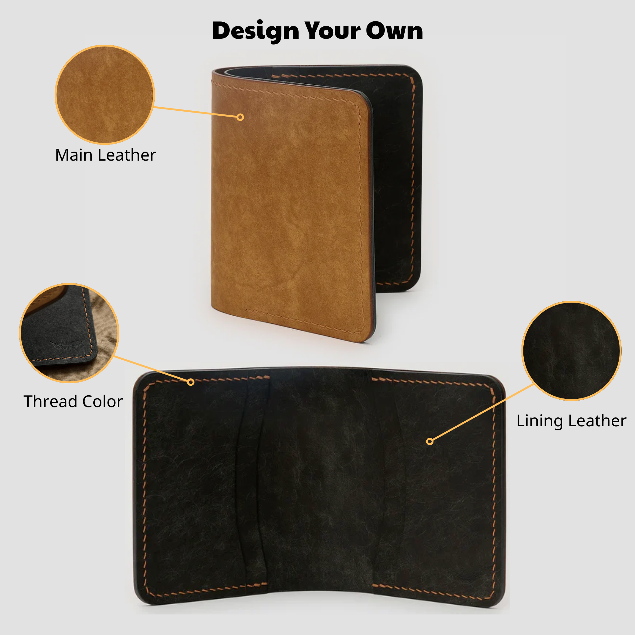 Custom Slim Bifold Wallet