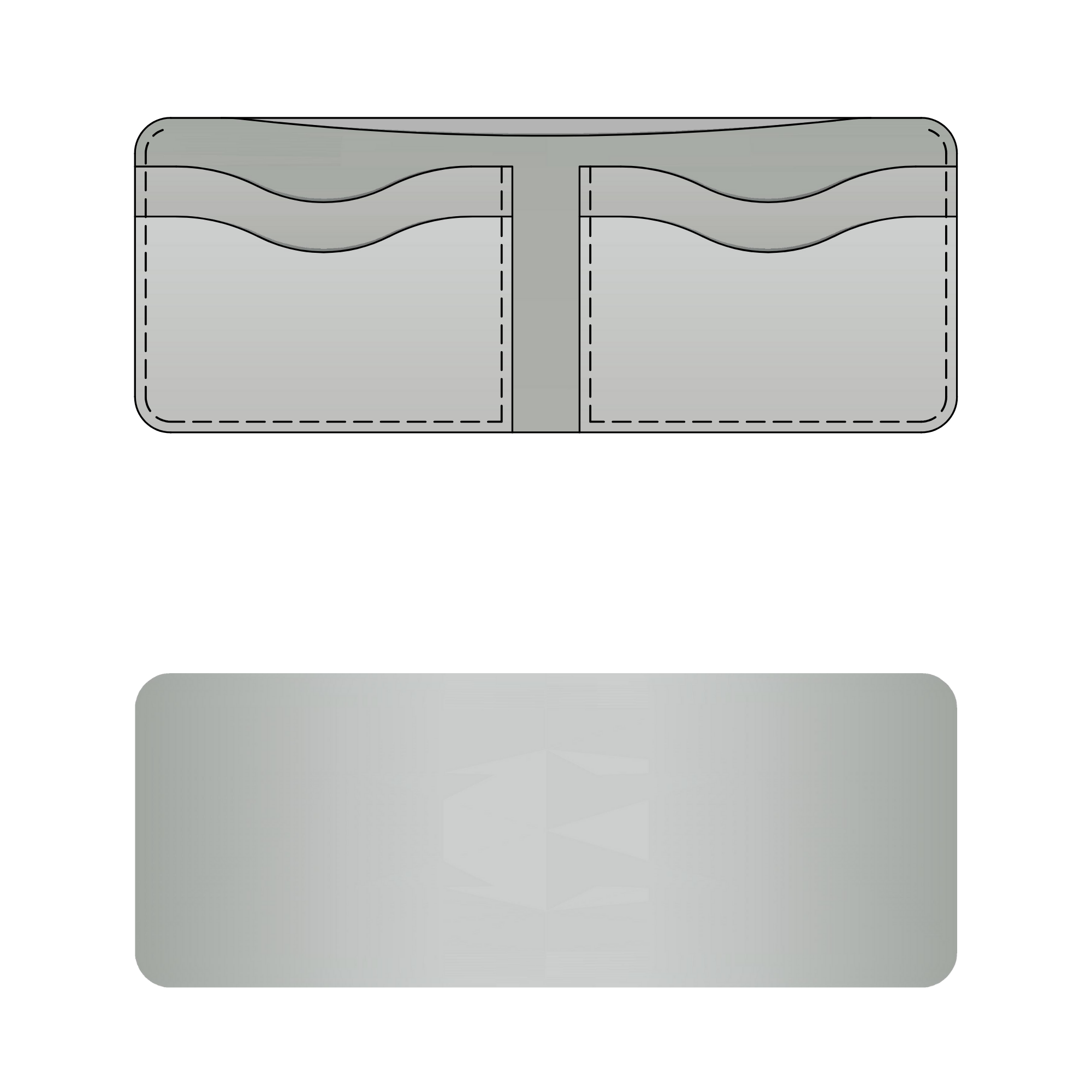 Custom Atelish Classic Bifold Wallet