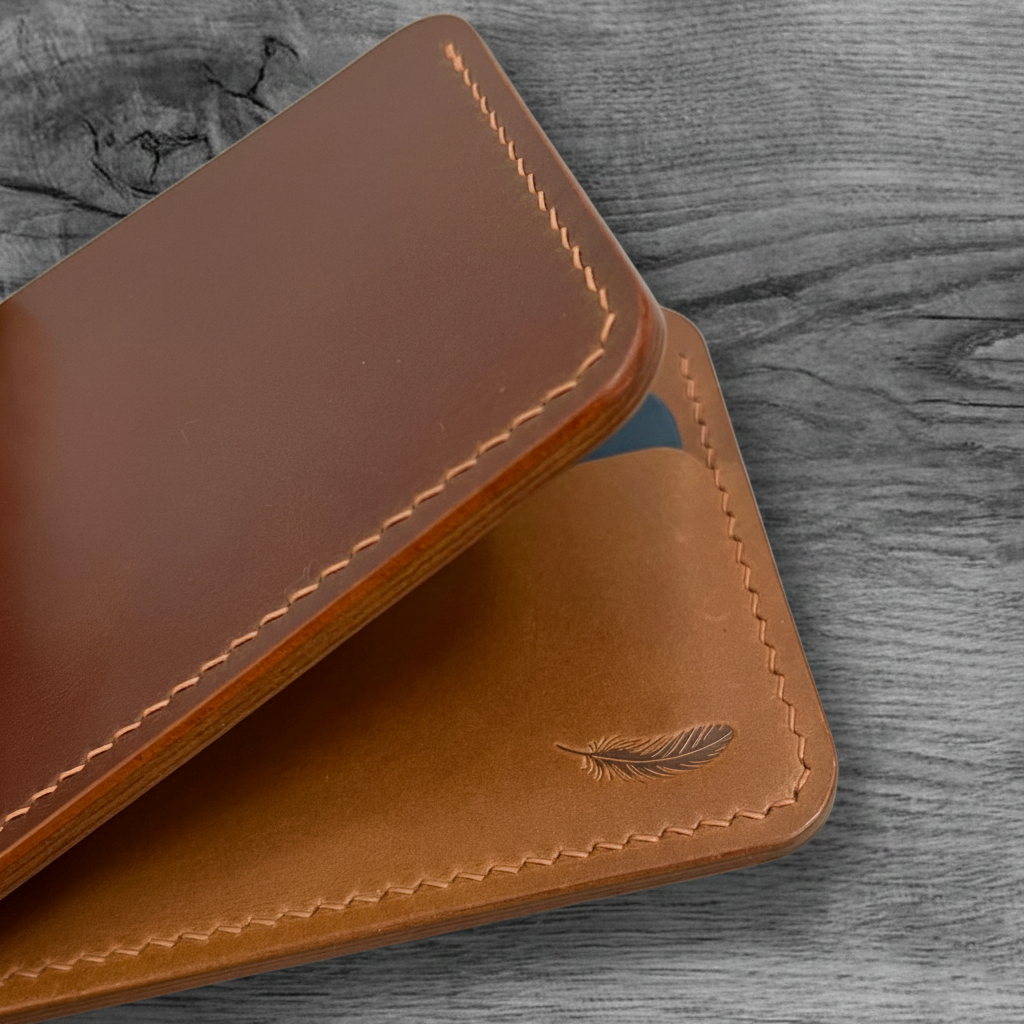 Atelish Semi Shell Cordovan - Buttero Minimalist Leather Bifold Wallet