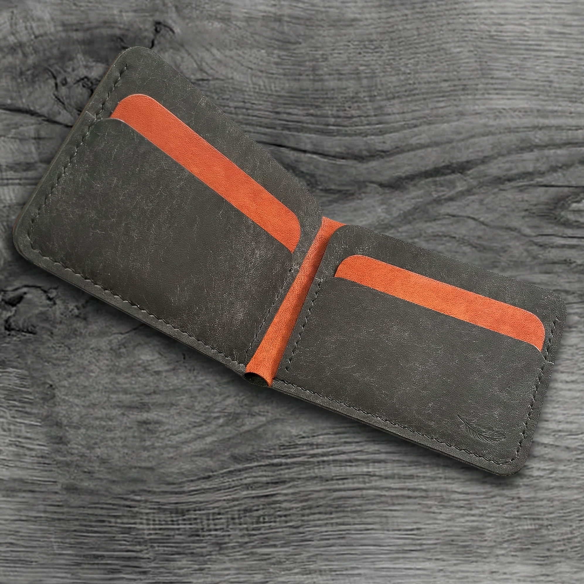 Minimalist Pueblo Leather Bifold Wallet