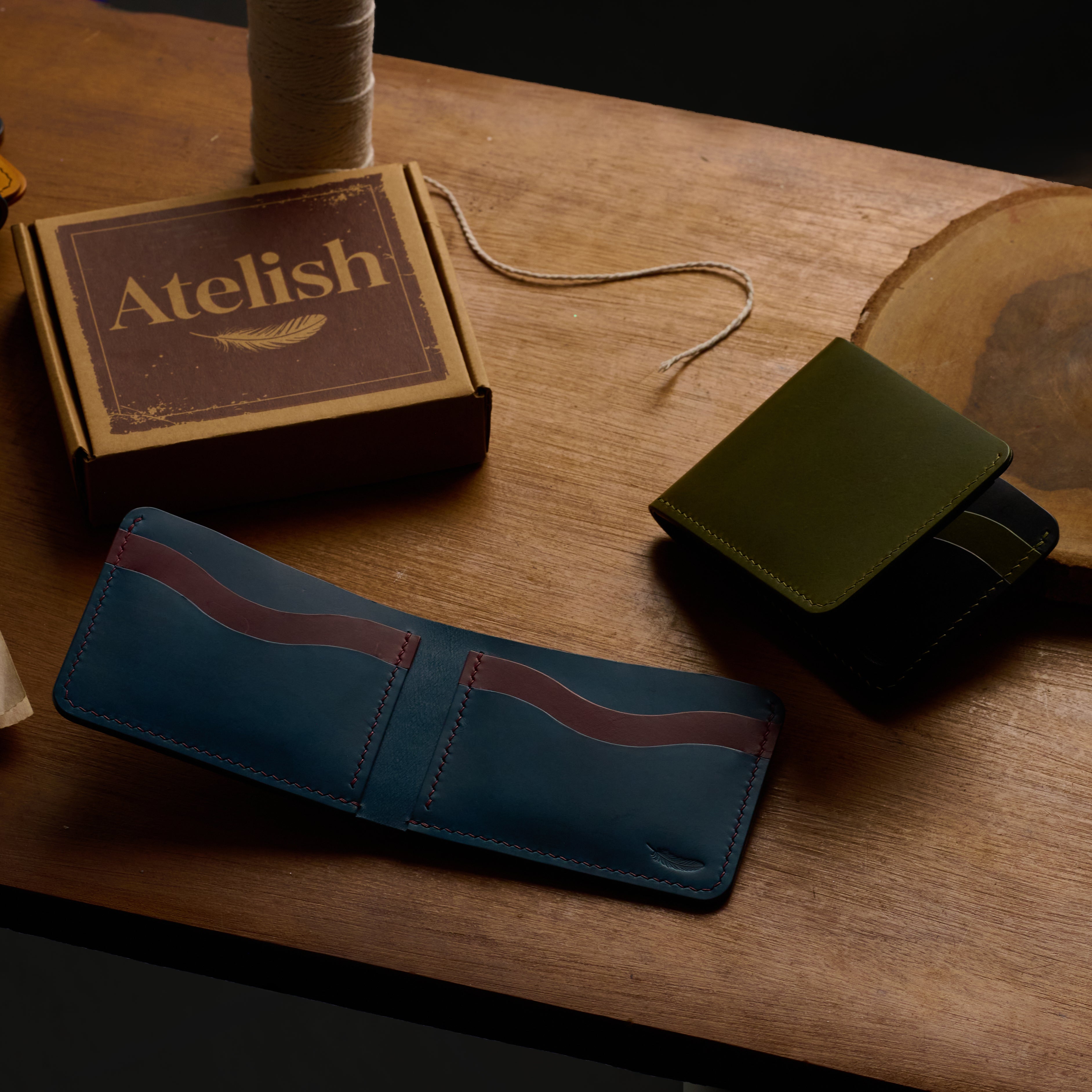 Atelish Classic Buttero Bifold Wallet