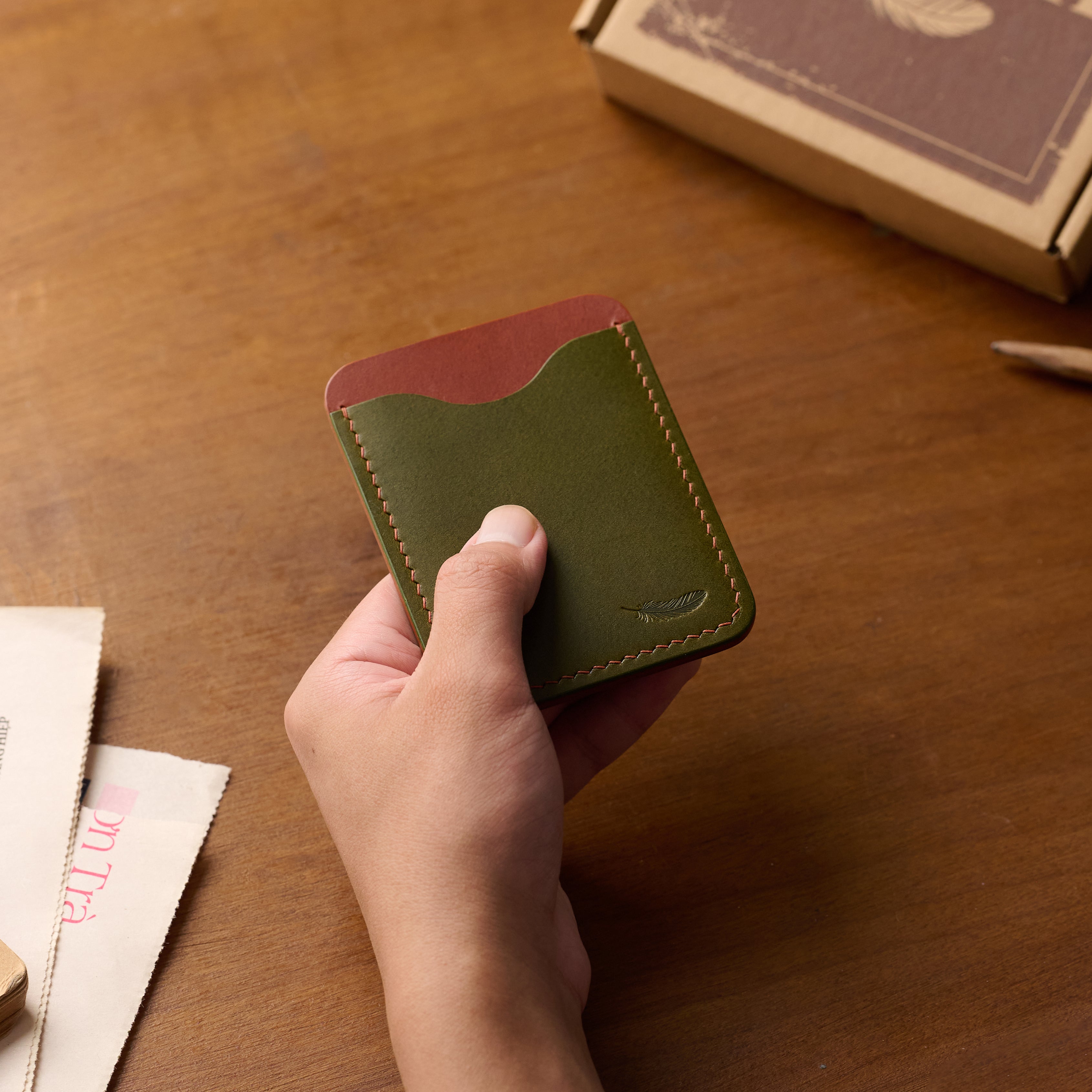 Atelish Buttero Leather Card Holder Ver 3