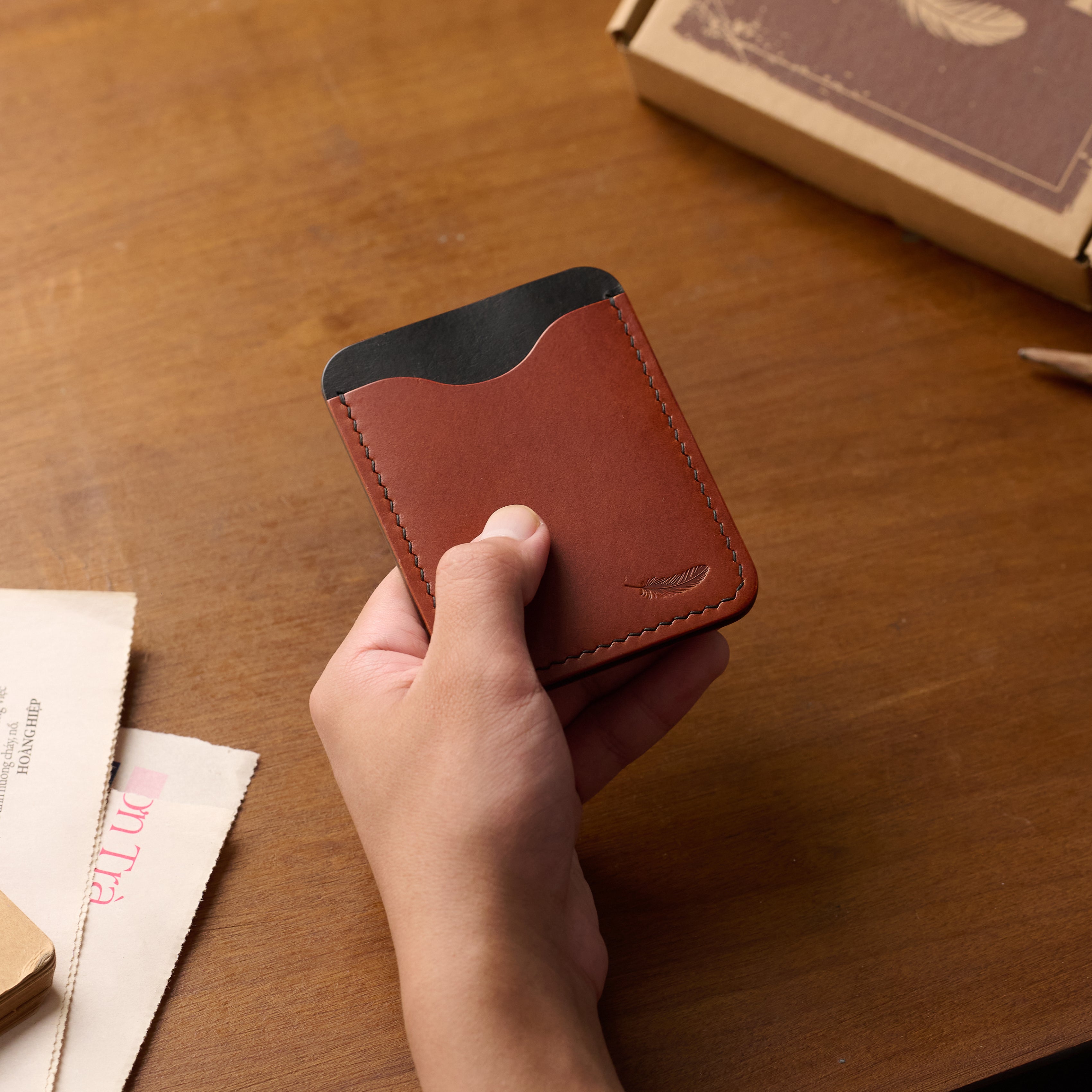 Atelish Buttero Leather Card Holder Ver 3