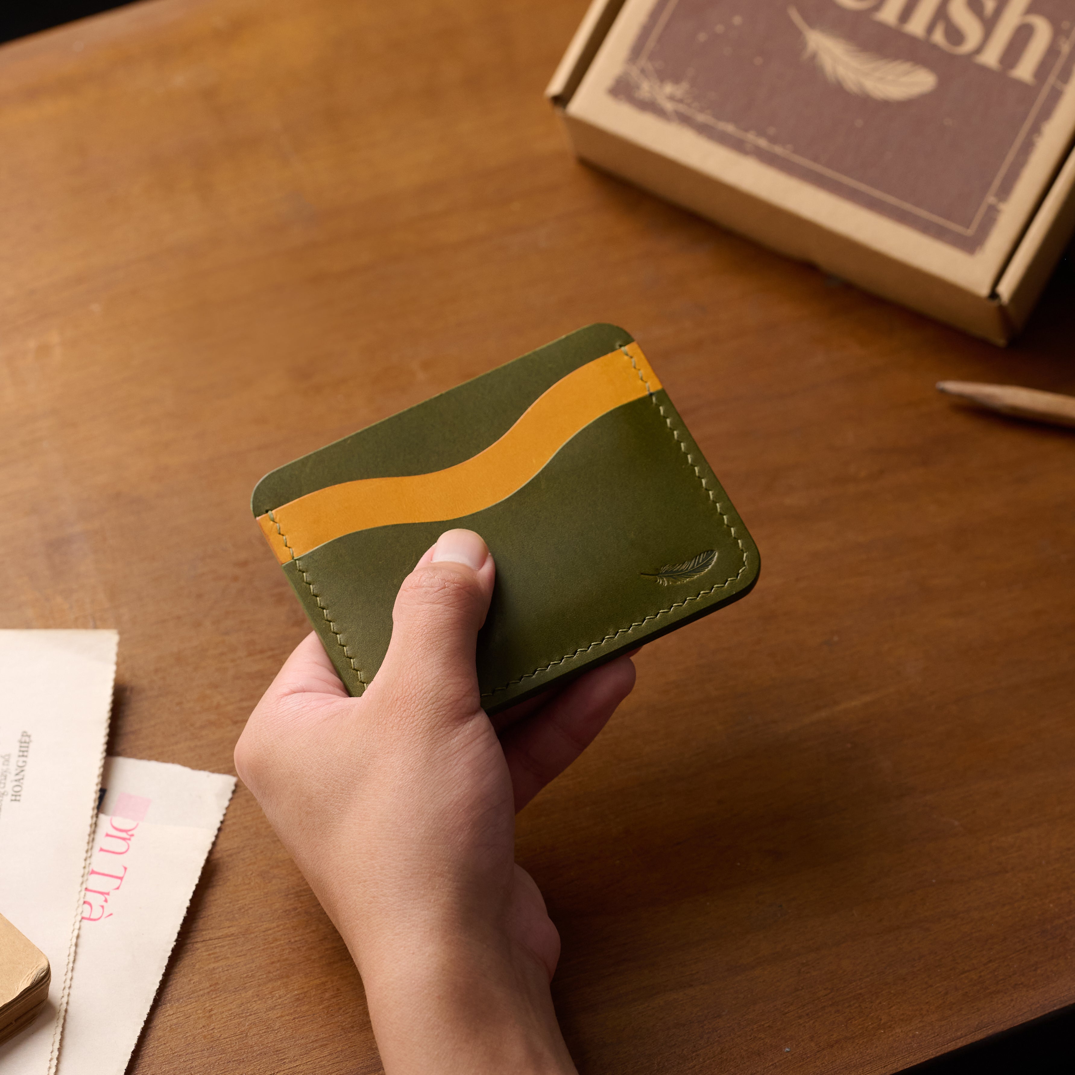 Atelish Buttero Leather Card Holder Ver 2