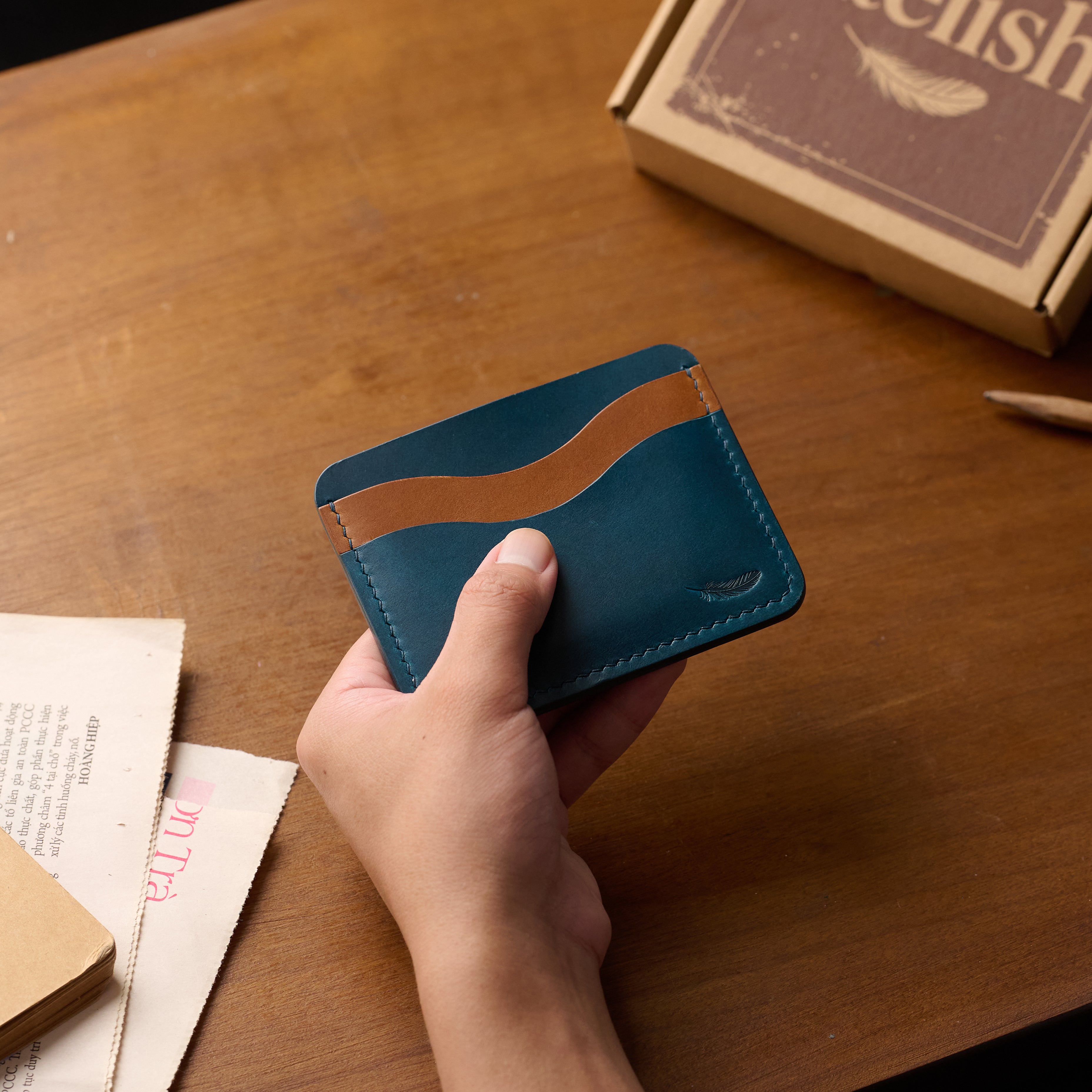 Atelish Buttero Leather Card Holder Ver 2