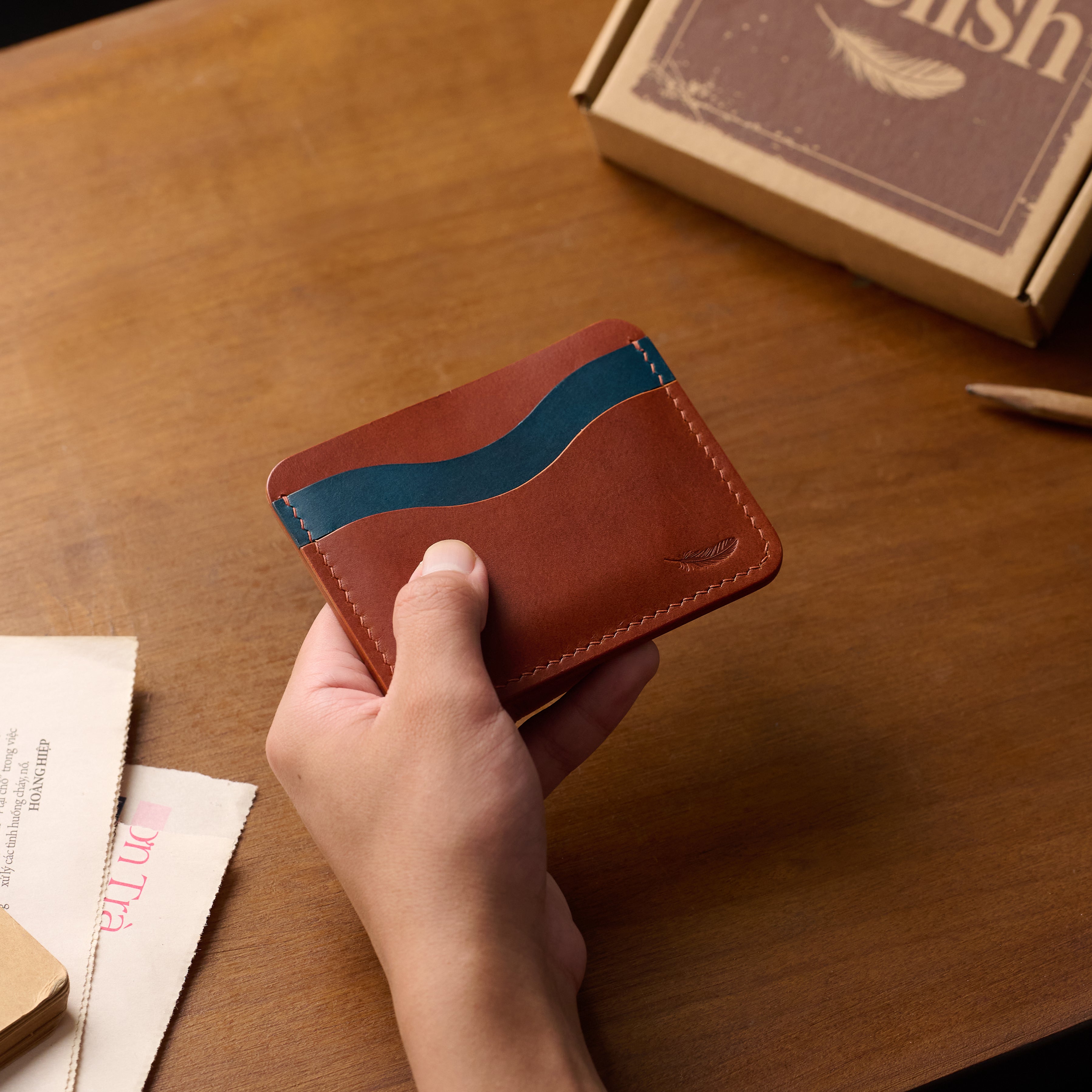 Atelish Buttero Leather Card Holder Ver 2