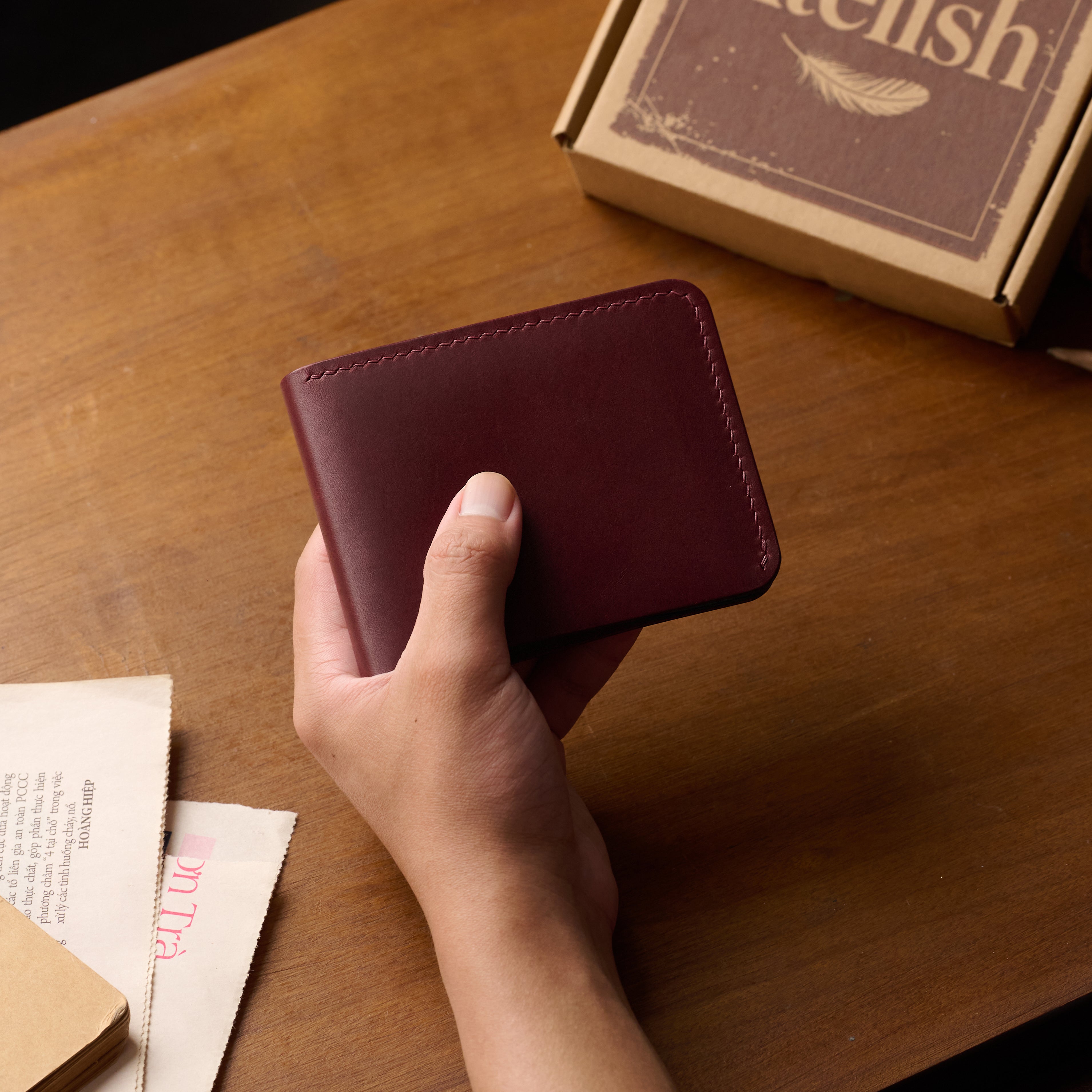 Atelish Classic Buttero Bifold Wallet