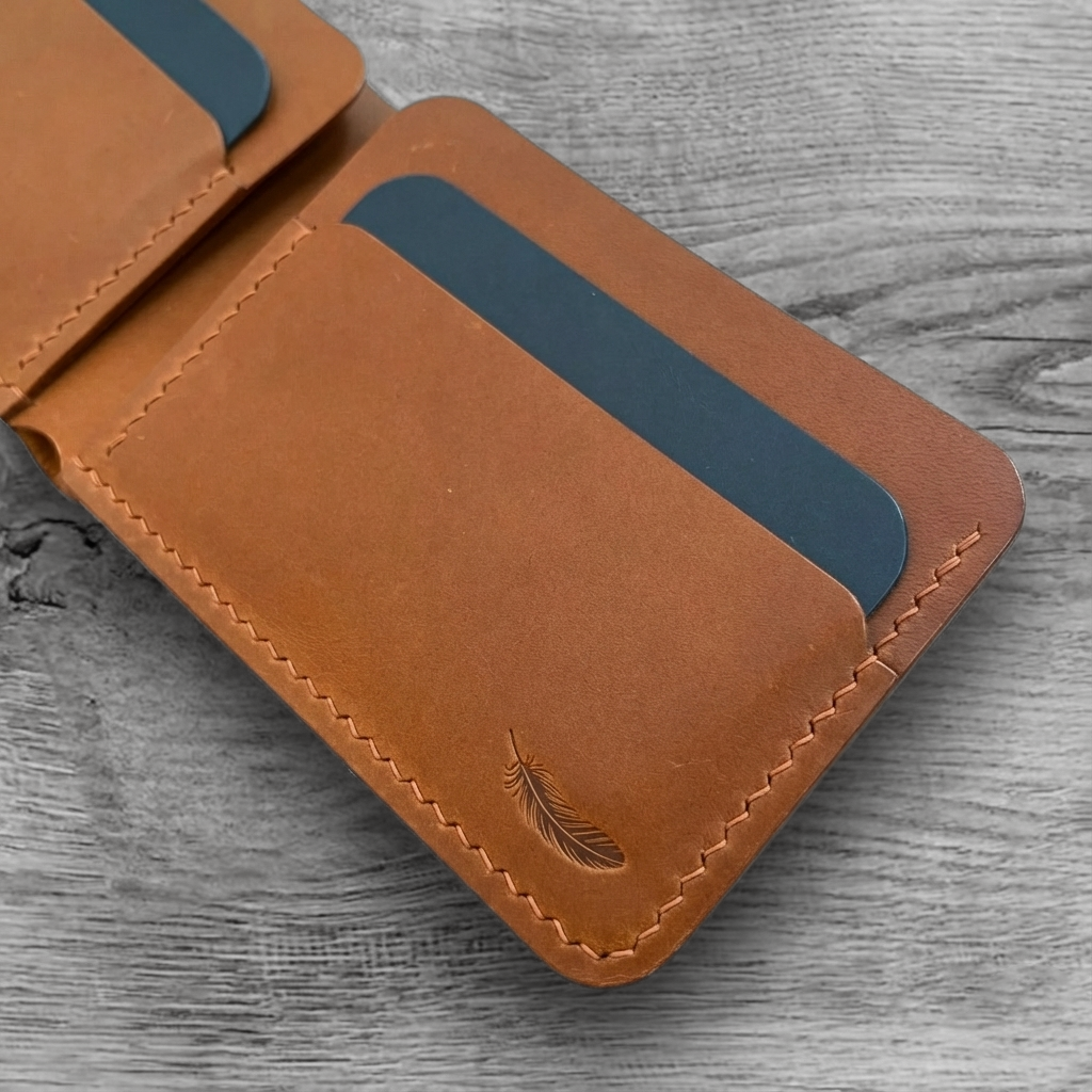 Atelish Semi Shell Cordovan - Buttero Minimalist Leather Bifold Wallet